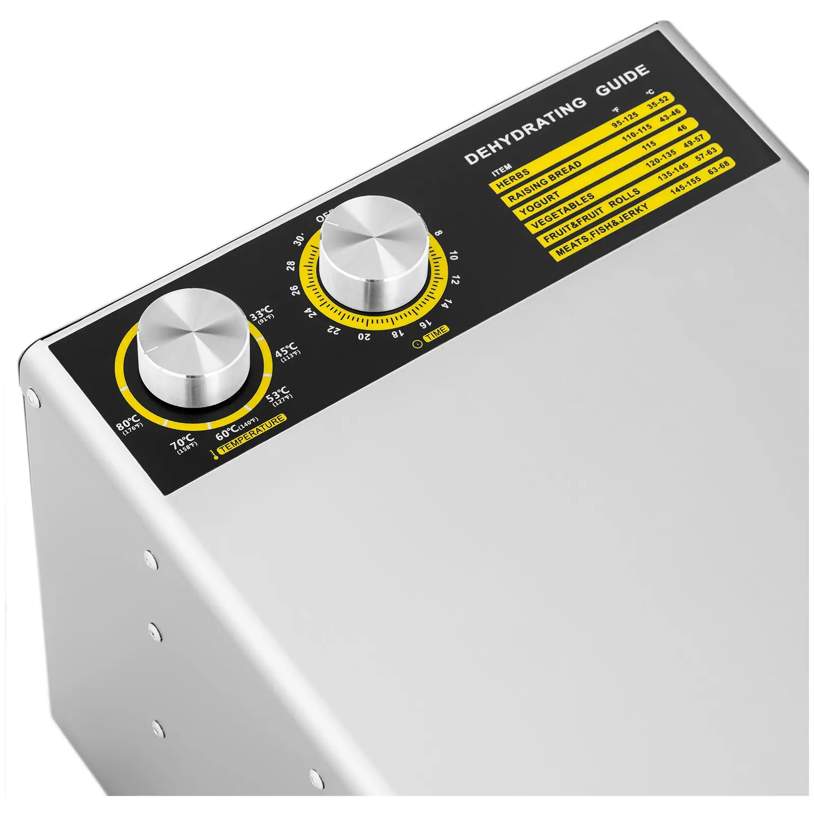 Sušička potravin - 500 W - 6 plat (Časovač: Ano)