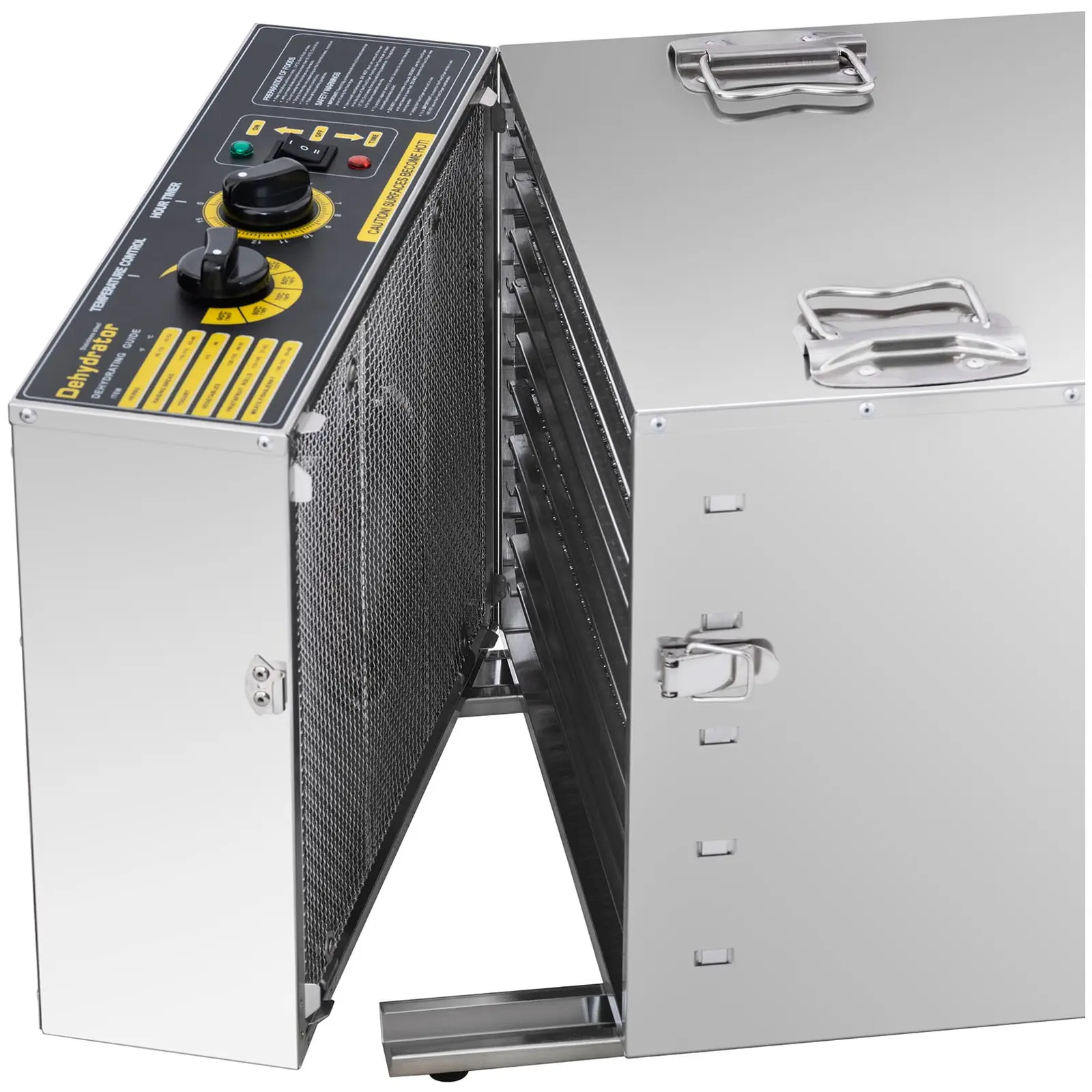 Sušička potravin - 1 000 W - 10 plat (Materiál: Ušlechtilá ocel)