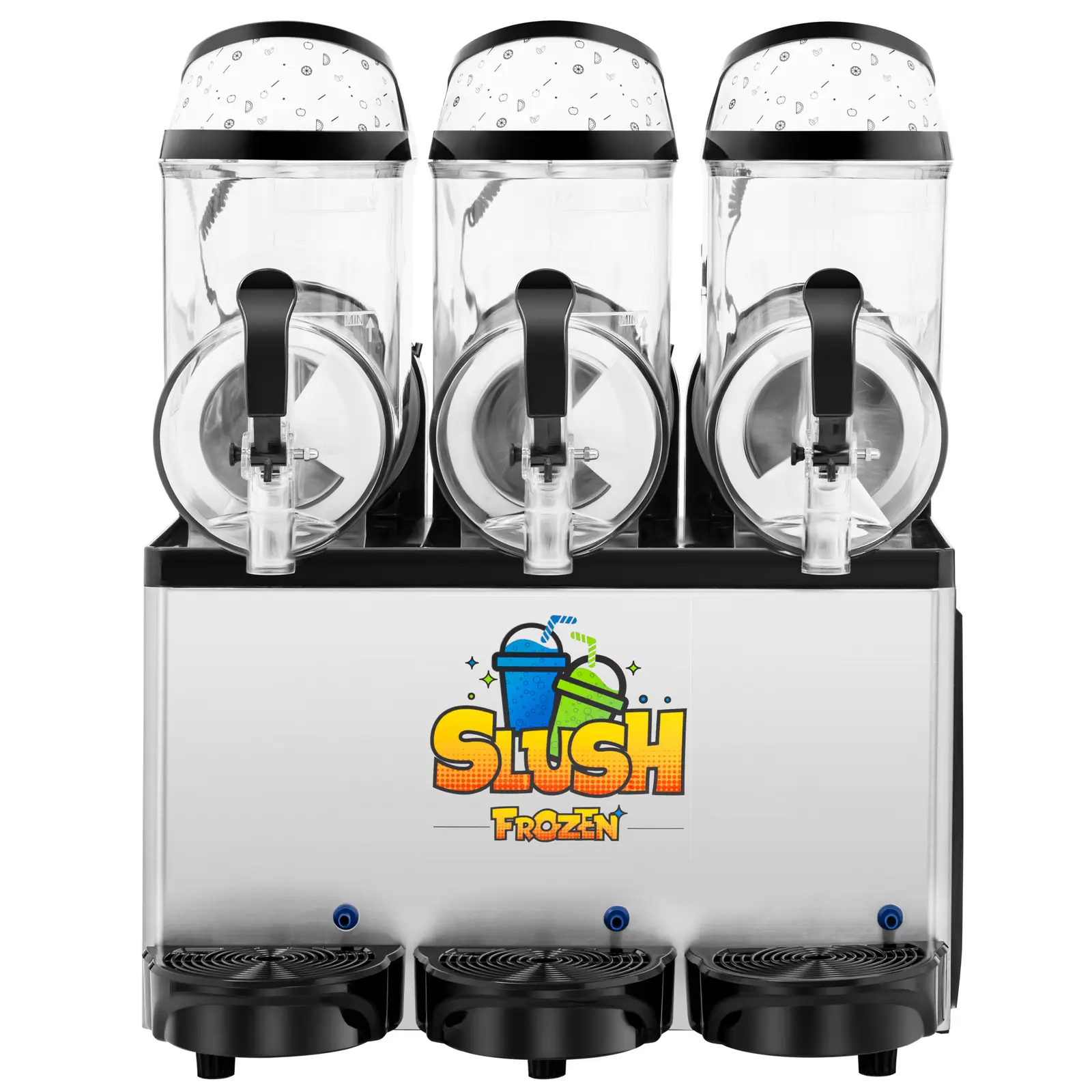 Machine à granitas – 3 x 10 l – LED (Évaporateur: Oui)
