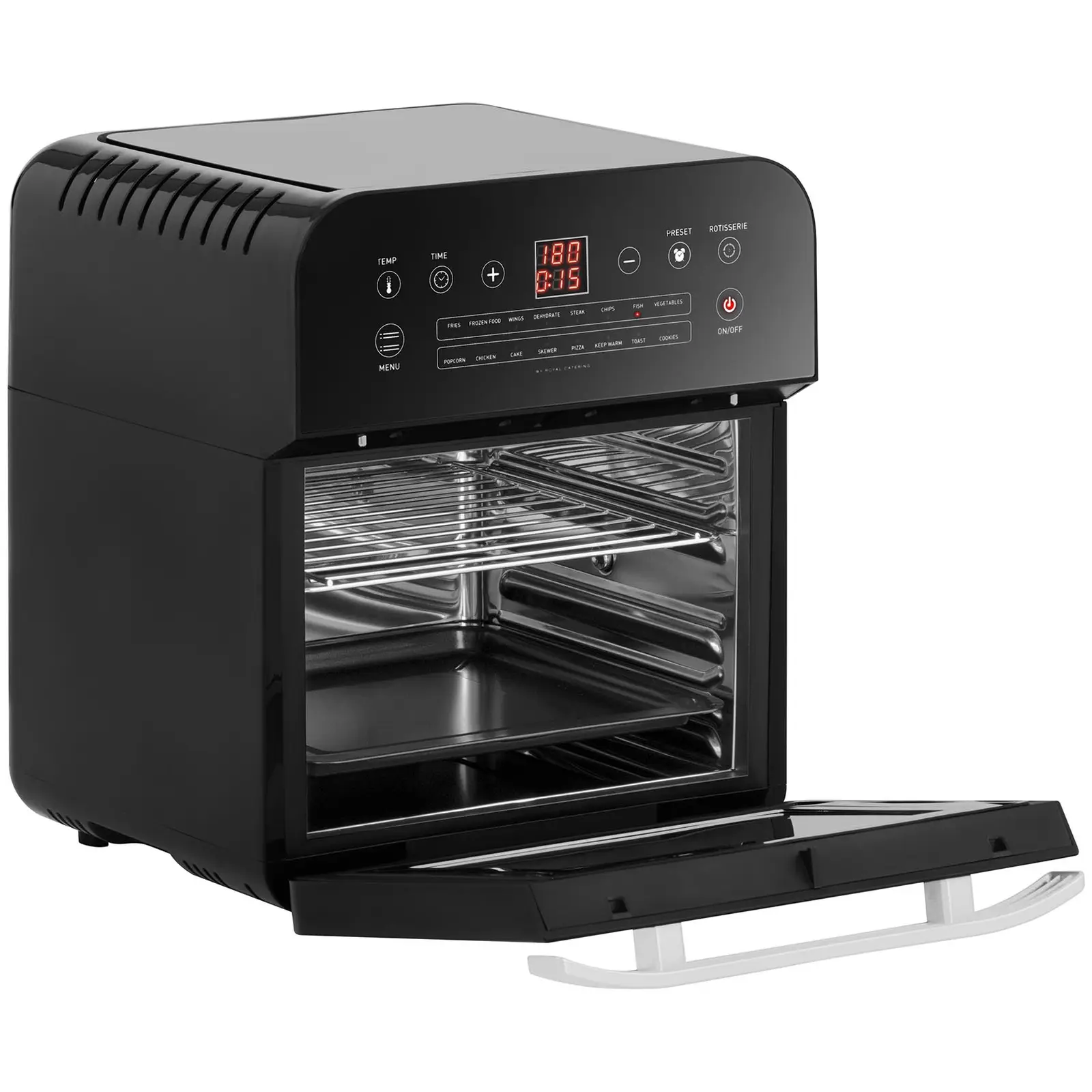 Factory second Countertop Convection Oven - 1,600 W - 13 programmes - incl. oven rack, baking sheet, rotisserie and drip tray