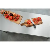 Roestvrijstalen tafel - 60 x 180 cm - 600 kg - 3 niveaus