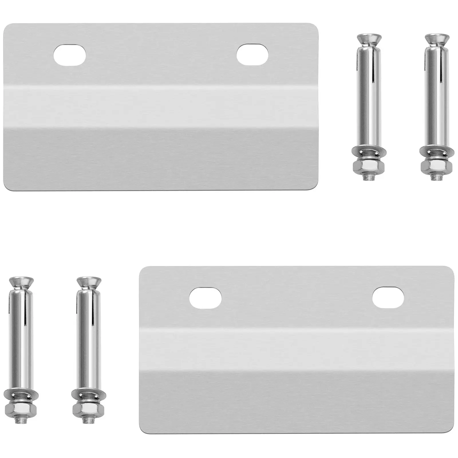 Edelstahl Hängeschrank - 200 x 45 cm - Royal Catering - 30 kg