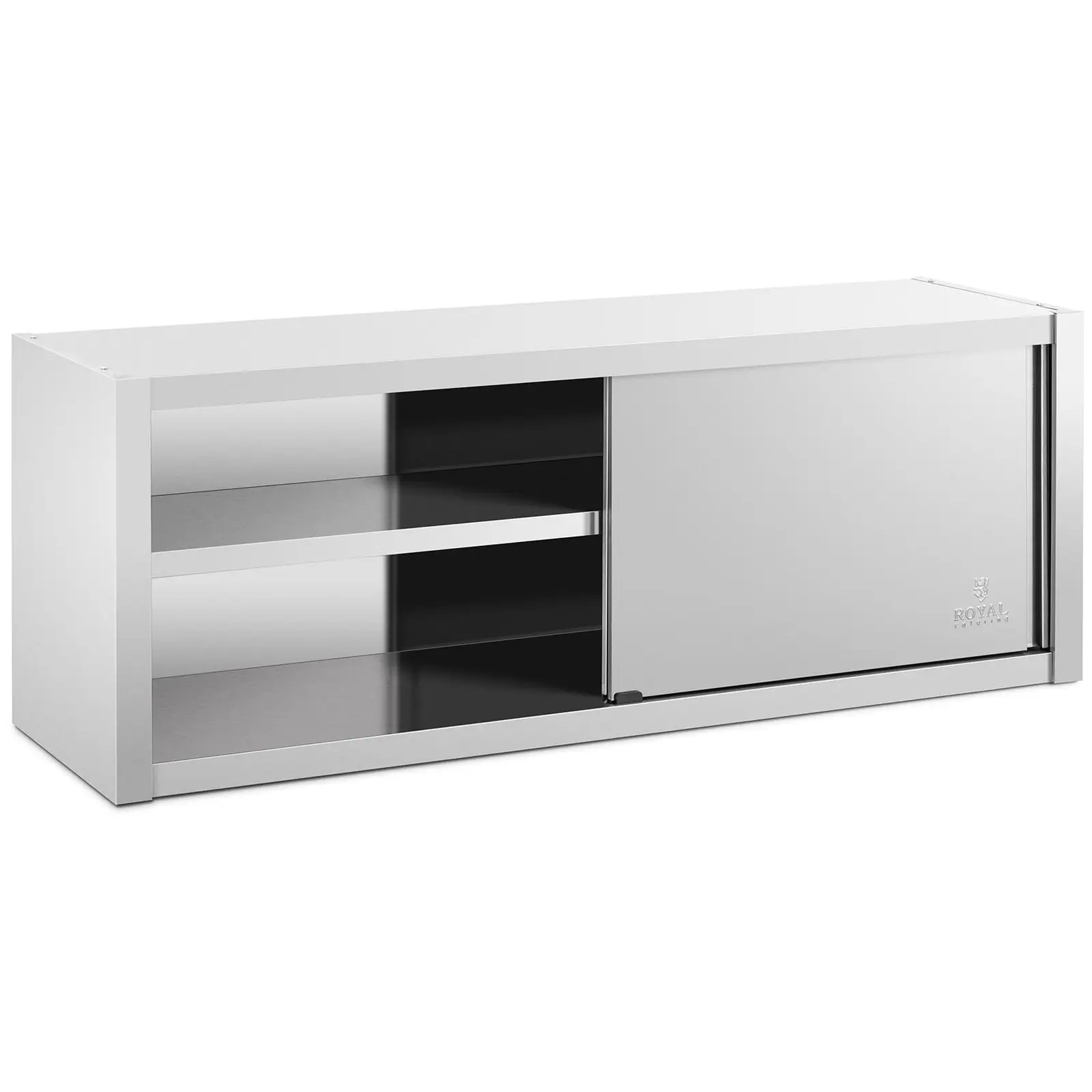 B-Ware Edelstahl Hängeschrank - 160 x 45 cm