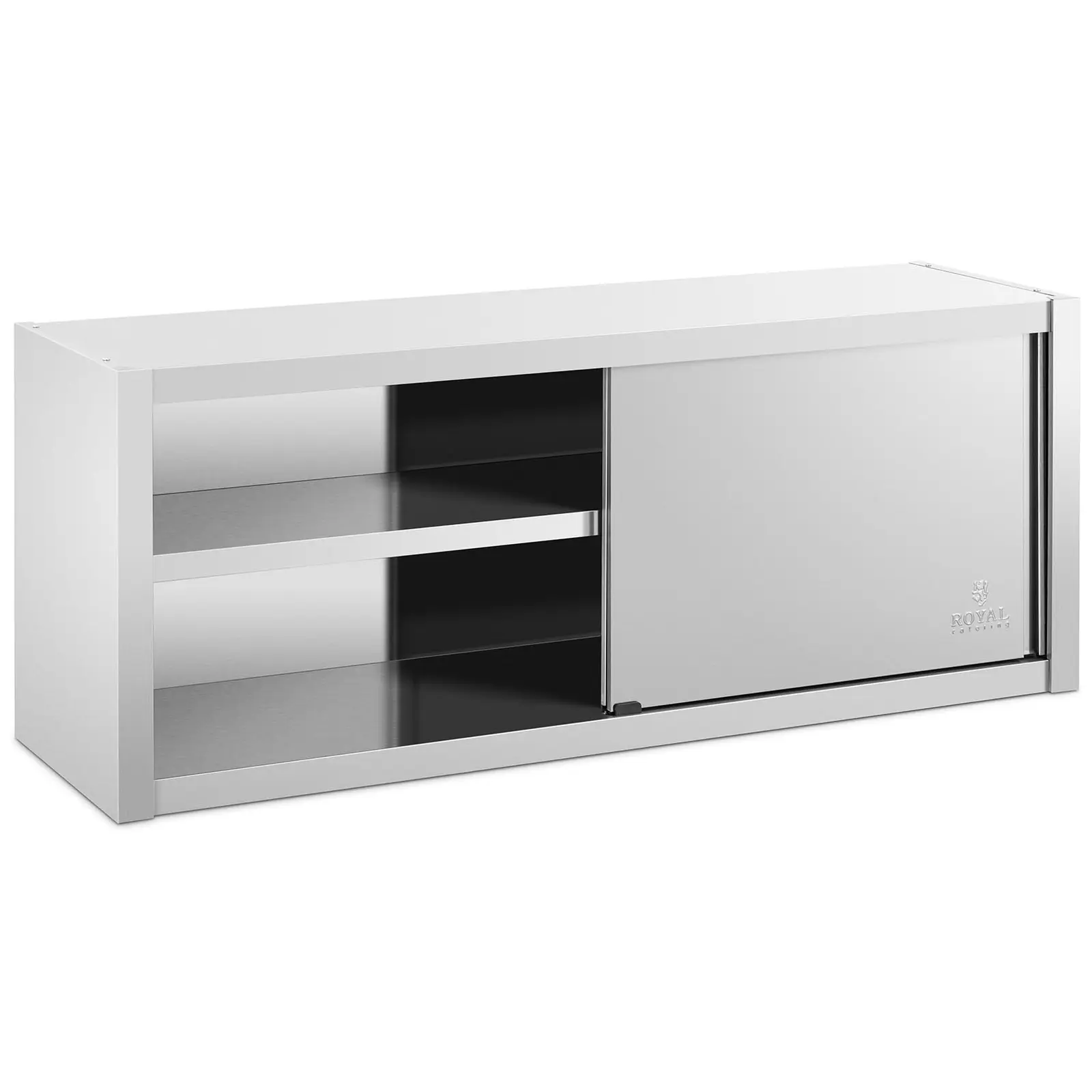 Edelstahl Hängeschrank - 150 x 45 cm