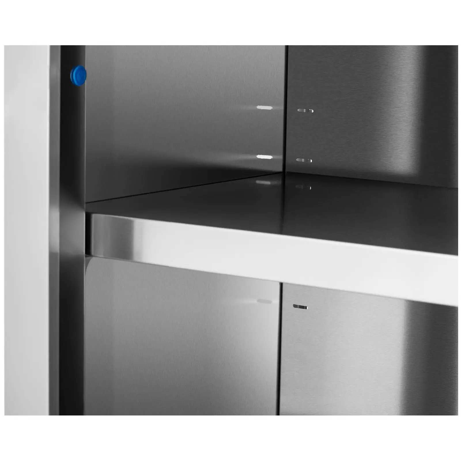 Edelstahl Hängeschrank - 140 x 45 cm (Material: Edelstahl)