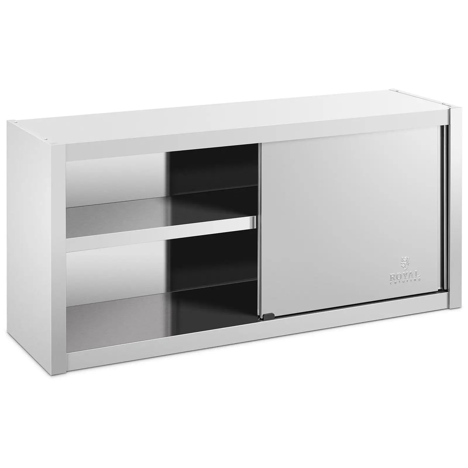 Edelstahl Hängeschrank - 120 x 45 cm - 0