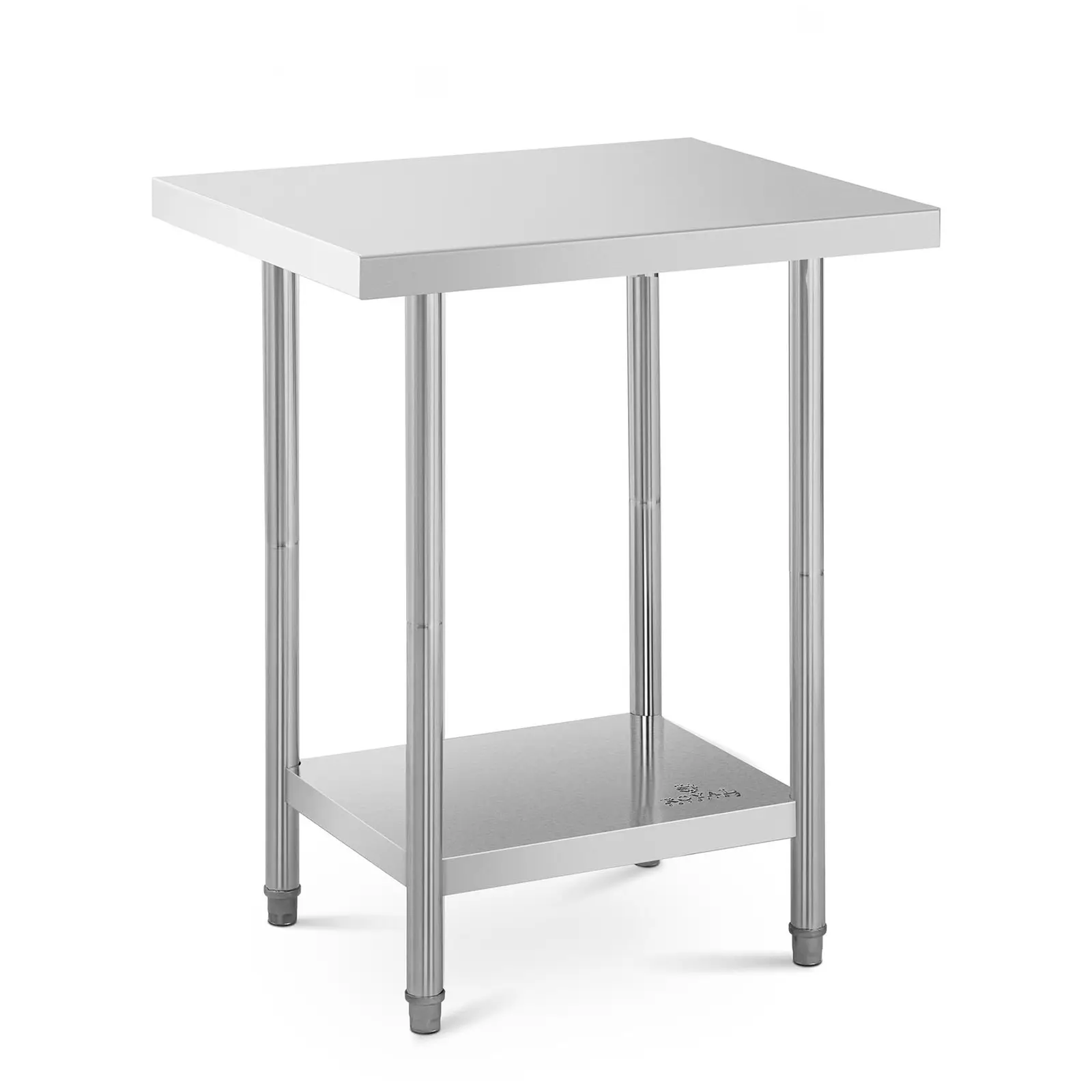 Pracovní stůl z ušlechtilé oceli - PREMIUM - 76 x 61 cm - 400 kg - Royal Catering
