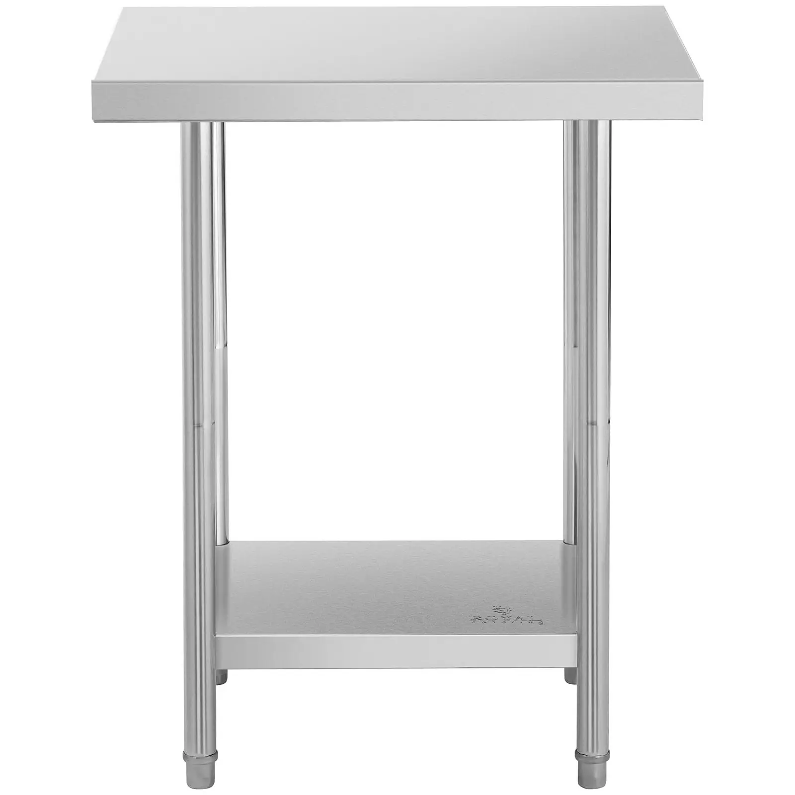 Table de travail inox - PREMIUM - 76 x 61 cm - 400 kg - Royal Catering (Nombre de tablettes: 2)