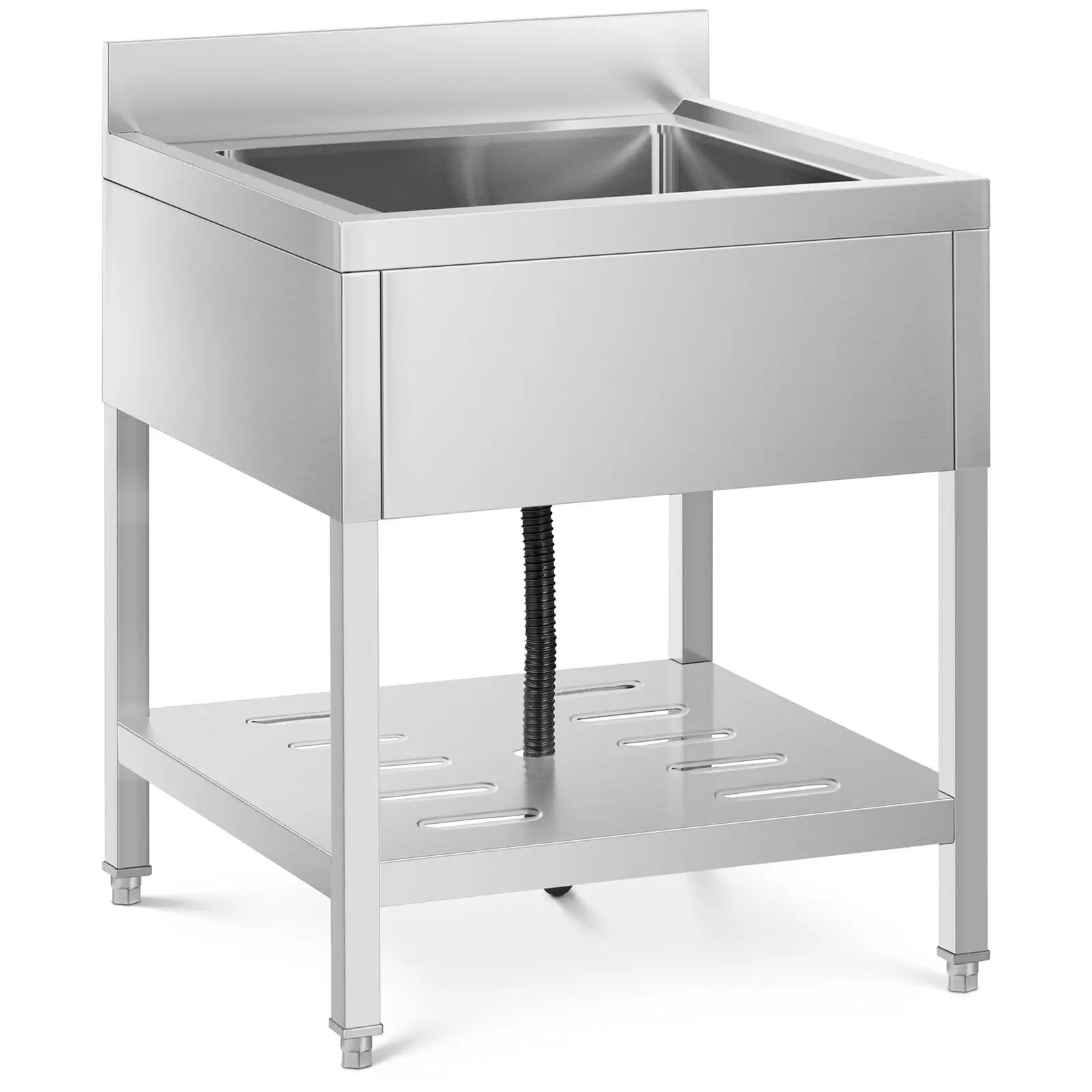 Occasion Évier professionnel - 1 bac - Inox - 50 x 50 x 25,5 cm