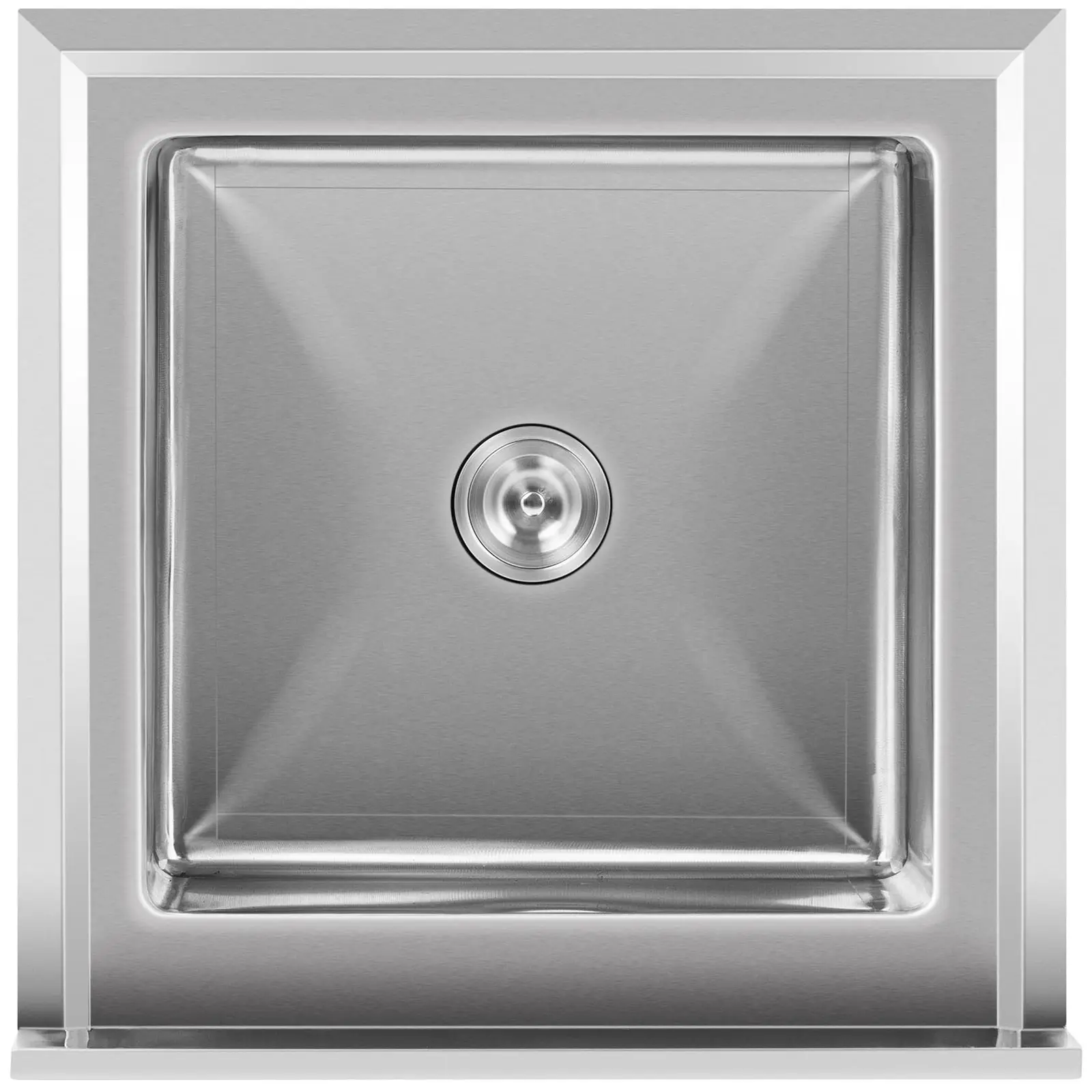 Évier professionnel - 1 bac - Inox - 50 x 50 x 25,5 cm