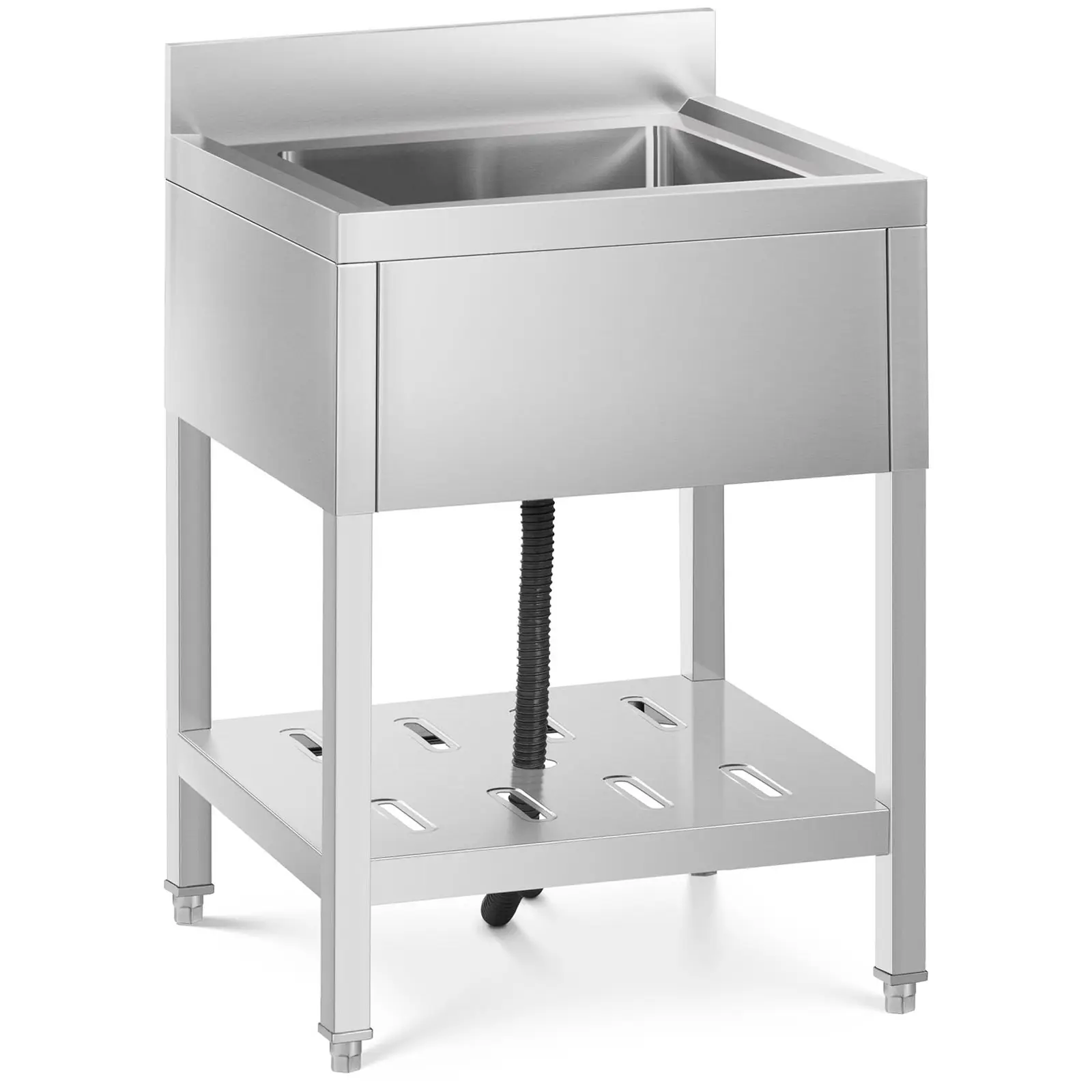 Évier professionnel - 1 bac - Inox - 40 x 40 x 25,5 cm