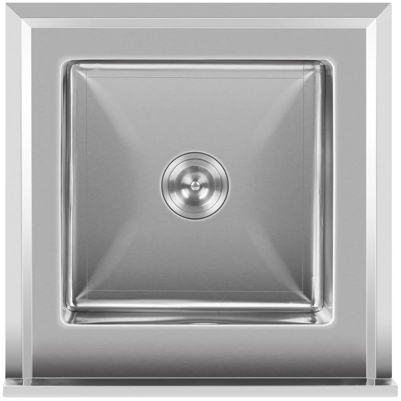 Lavello in acciaio inox per cucina professionale a una vasca - Acciaio inox - 40 x 40 x 25,5 cm