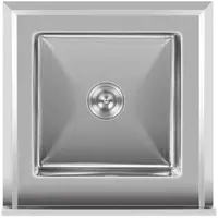 Commercial Kitchen Sink - 1 basin - stainless steel - 40 x 40 x 25.5 cm