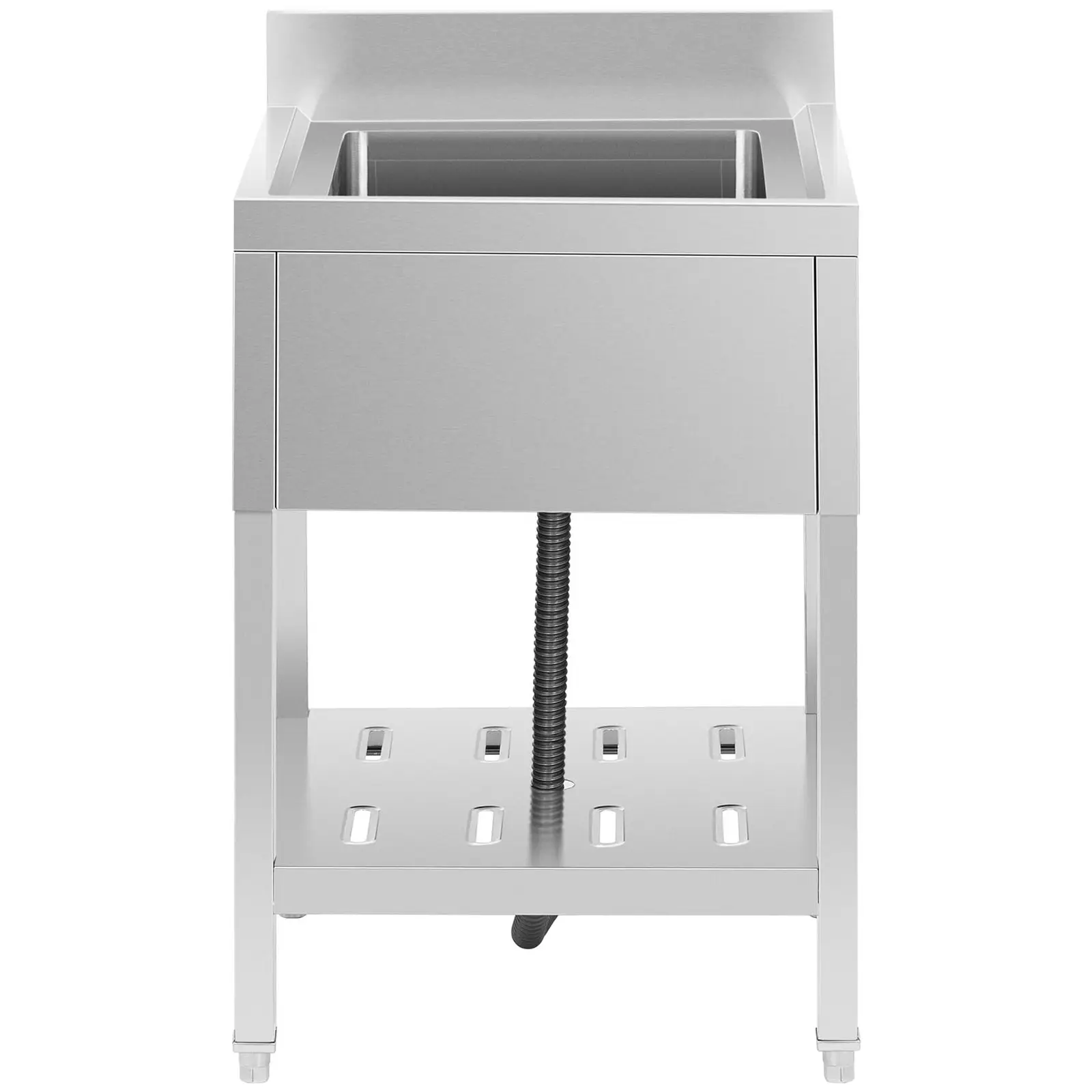 Évier professionnel - 1 bac - Inox - 40 x 40 x 25,5 cm (Matériau(x): Acier inoxydable)
