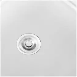 Commercial Kitchen Sink - 1 basin - Royal Catering - Stainless steel - 140 x 70 cm