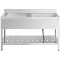 Køkkenvask stål - Royal Catering - 140 x 70 cm