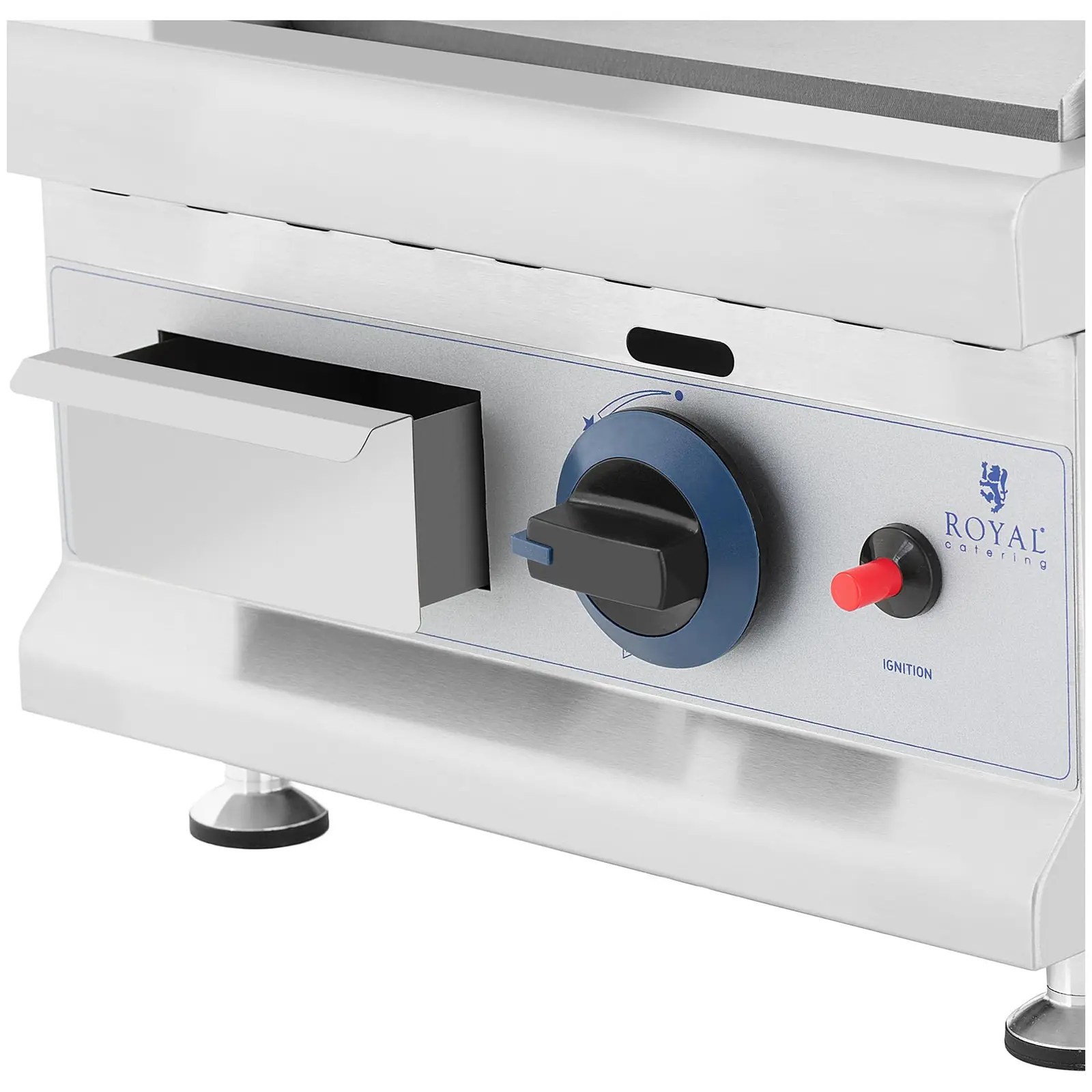 Grill a gas - 35 x 40 cm - Liscio - 3.000 W - Propano / butano - 0,05 bar