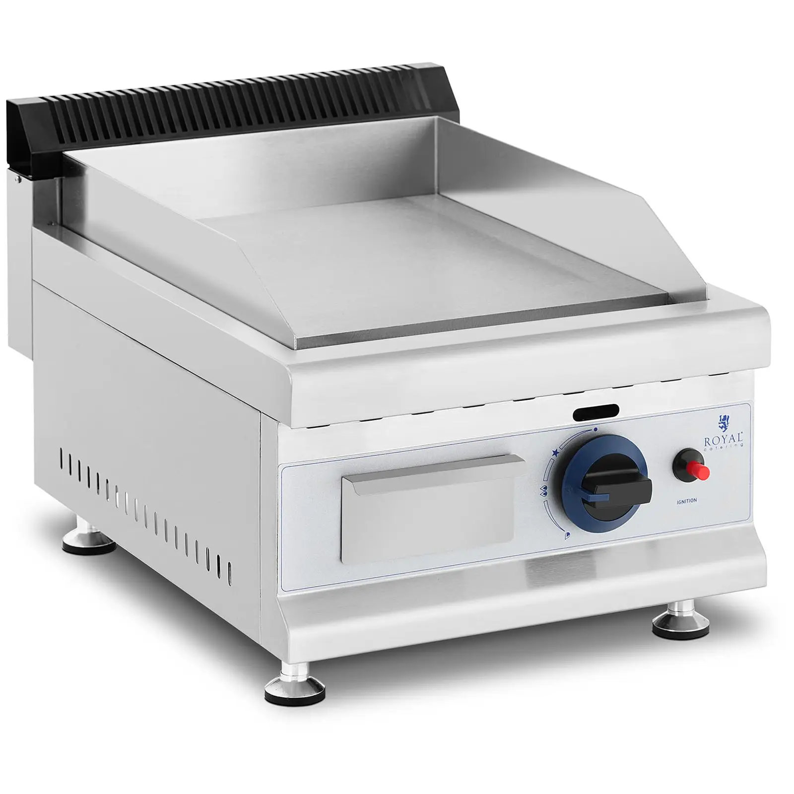 Plynový gril - 35 x 40 cm - hladký - 3 100 W - zemní plyn - 0,02 bar