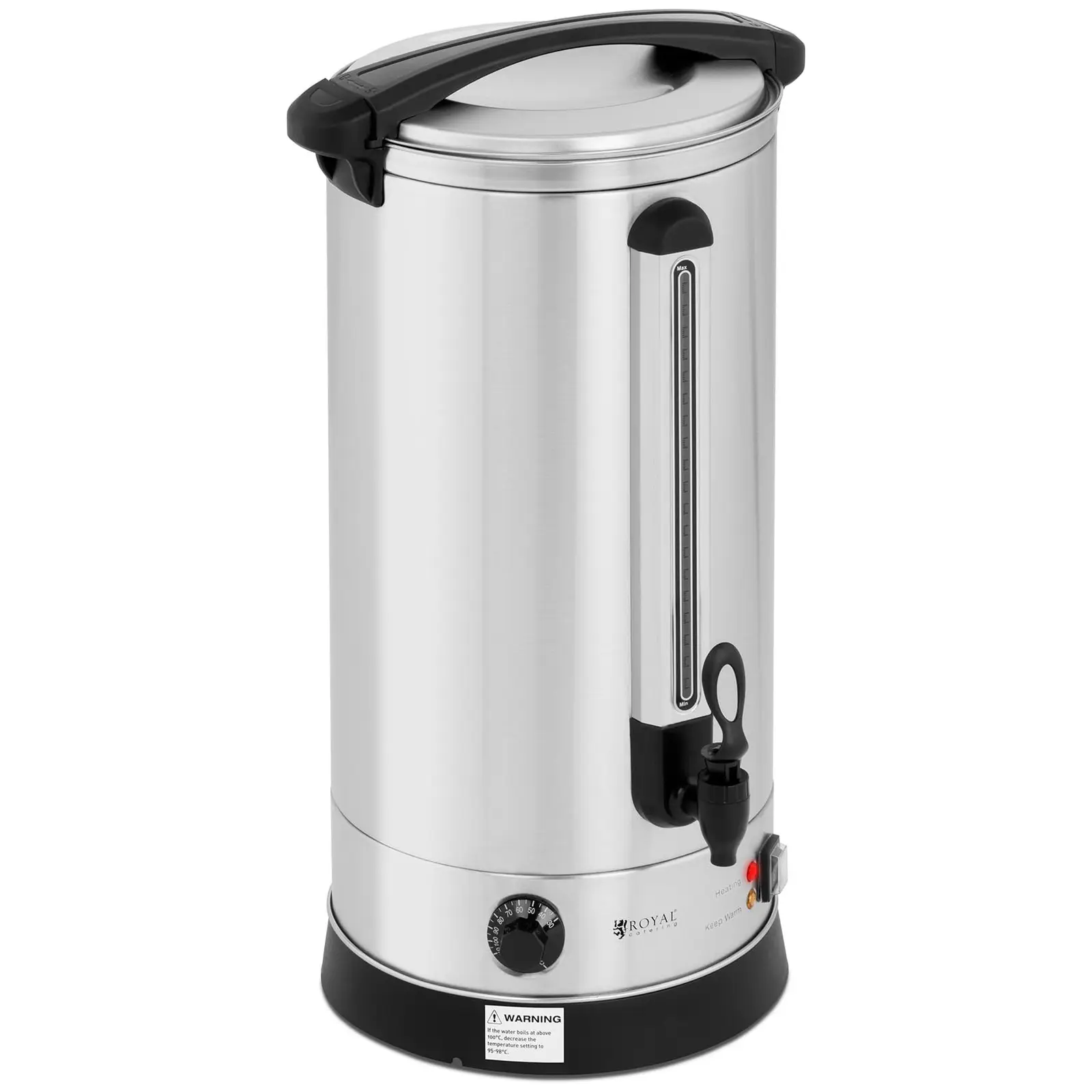 Warnik do wody - 23,5 l - 2500 W - stal nierdzewna - dwuściankowy