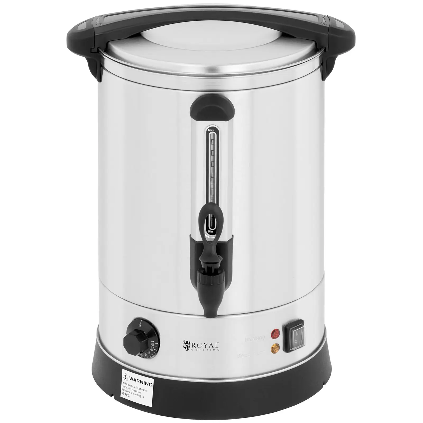 Distributeur d'eau chaude - 14,5 L - 2 500 W - double paroi (Couleur(s): Argenté)