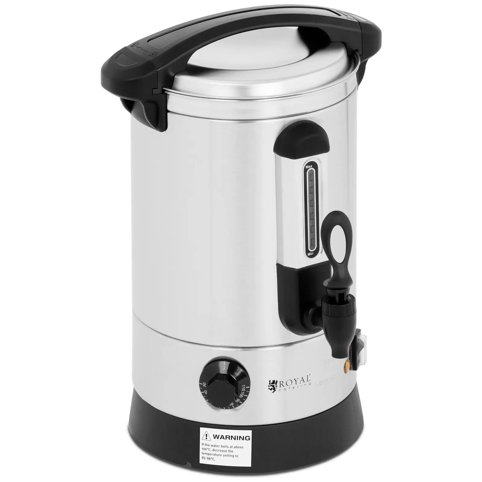 Levně Varný termos 6,5 l 1 500 W dvouplášťový - Zásobníky na horké nápoje Royal Catering