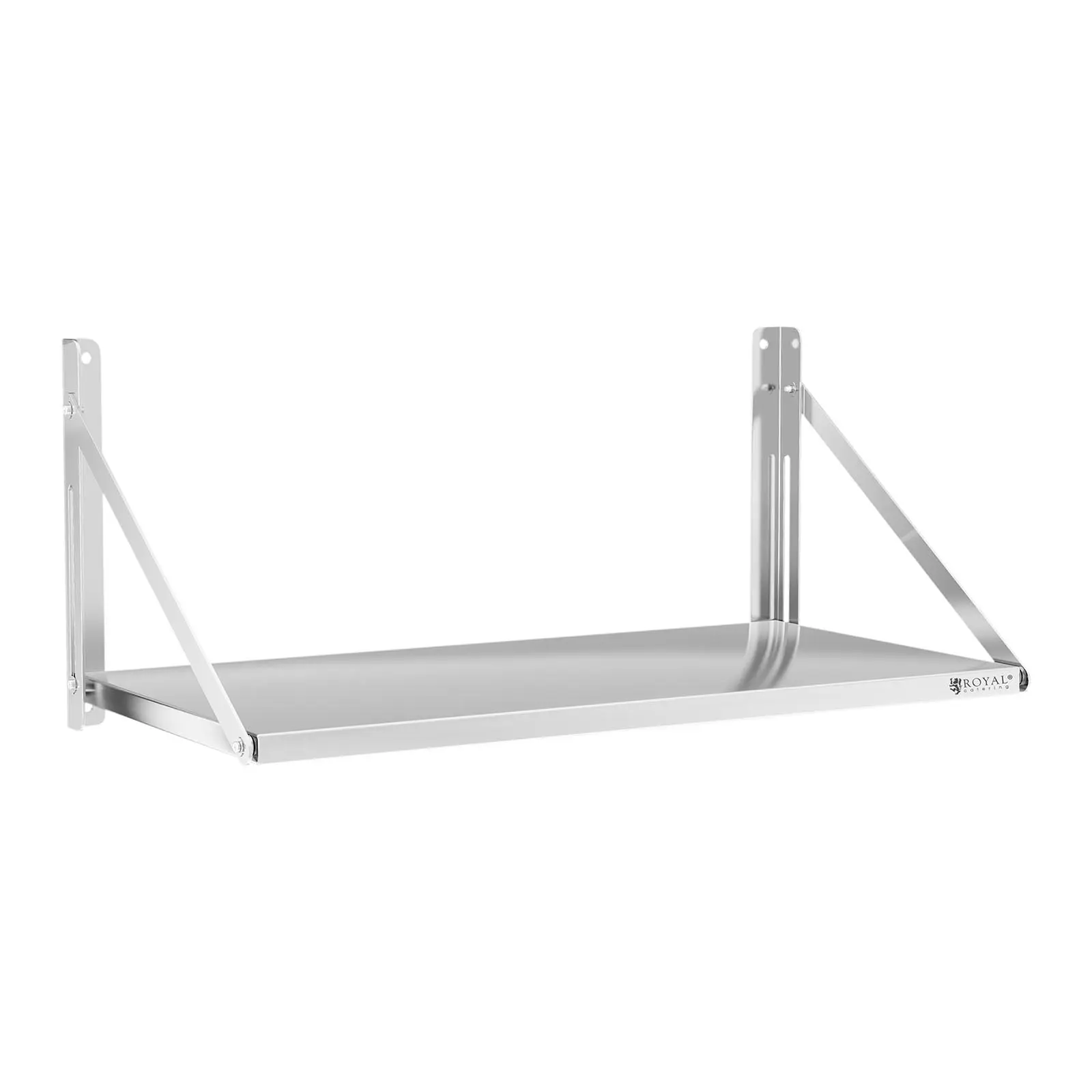 Mensola pieghevole a muro in acciaio inox - 100 x 45 cm - 40 kg