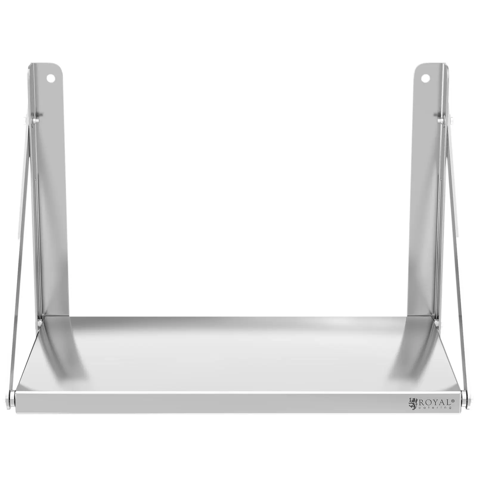 Wall Shelf - folding - 60 x 30 cm - 40 kg - stainless steel