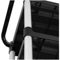 Service Cart - 3 shelves - 49 x 84.5 cm - 90 kg - black