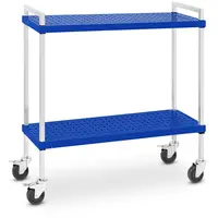 Service Cart - 2 shelves - 50 kg - 37.5 x 104 cm - ideal for GN pans