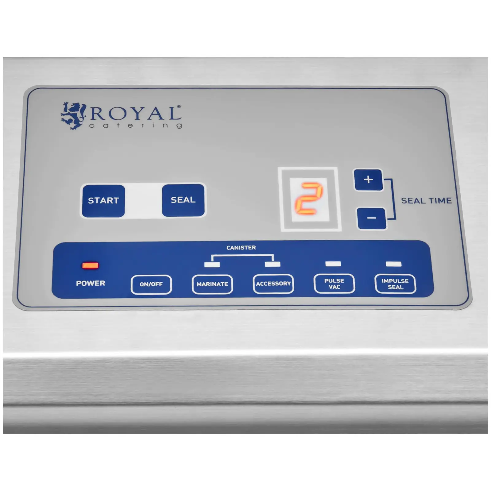 Vakuovačka - šířka sáčku: 31 cm - Royal Catering - 16 l/min - 0,9 bar (Maximální šířka sáčku: 31 cm)