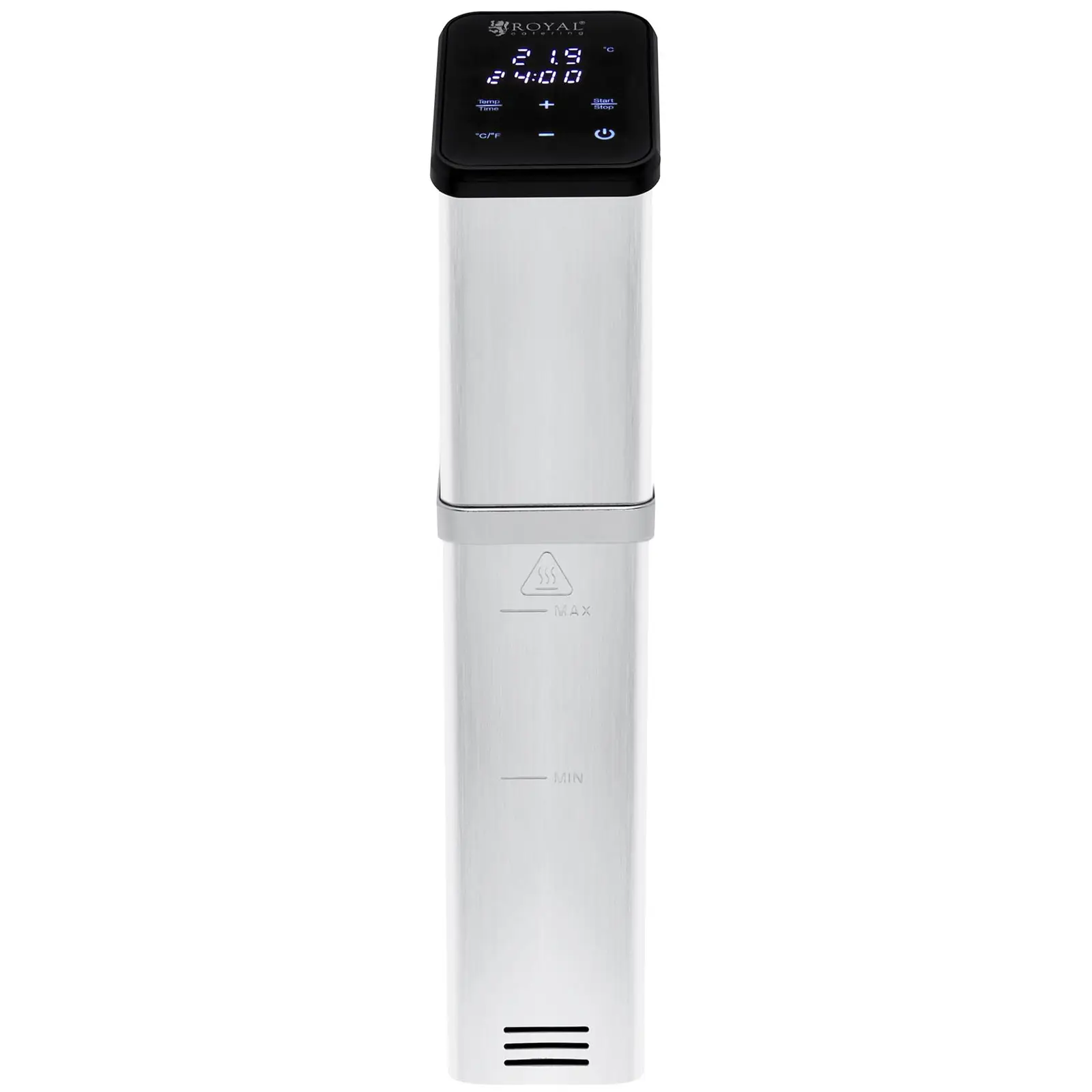Sous-vide tyčový vařič - 1 500 W - Royal Catering - 30 l (Barva: Stříbrná)