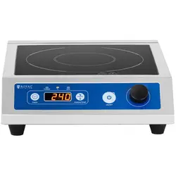 Επαγωγική συσκευή μαγειρέματος - 22 cm - 60 έως 240 °C - χρονοδιακόπτης