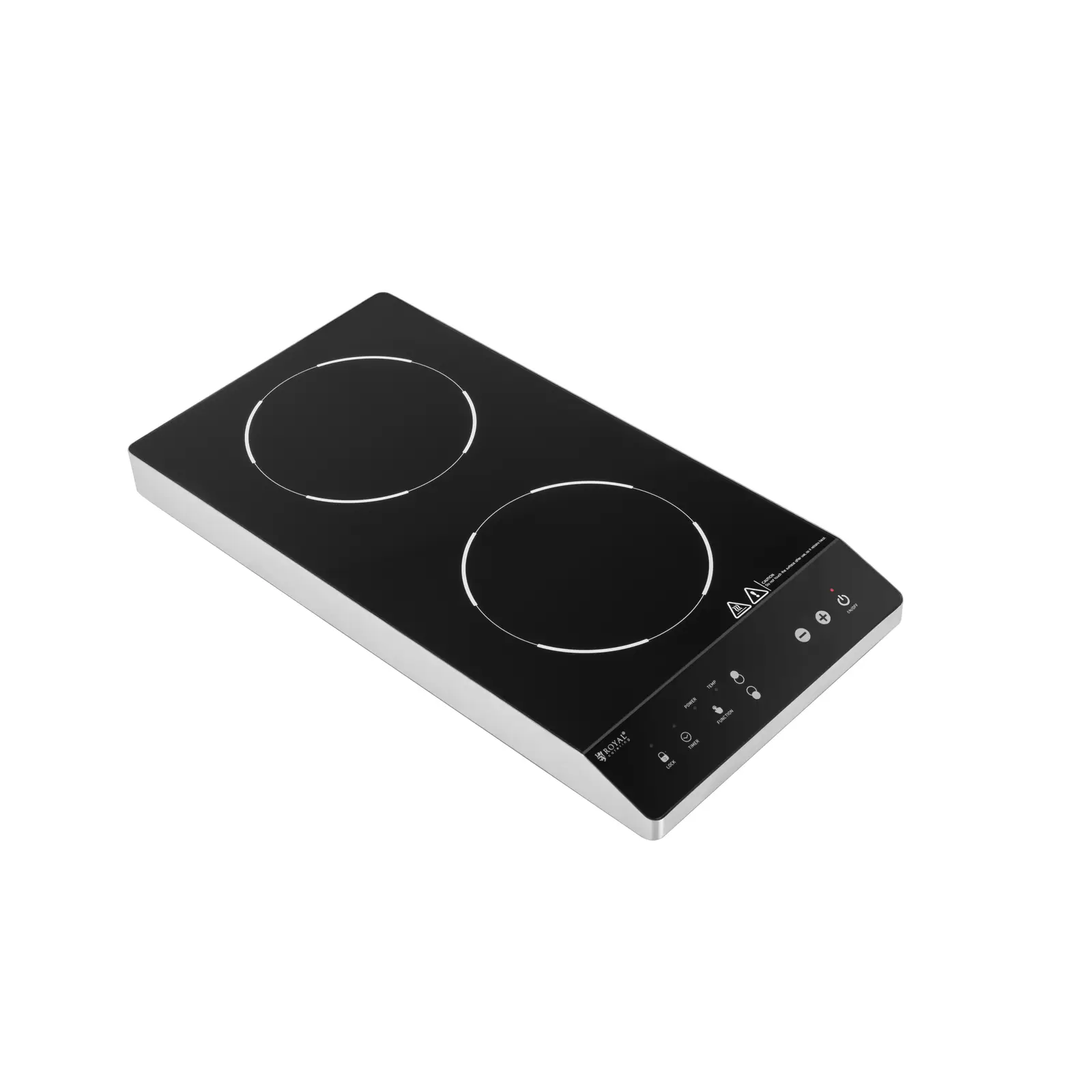 Indukční vařič - 2 x 22 cm - 60 až 240 °C - časovač (Ochrana proti přehřátí: Ano)