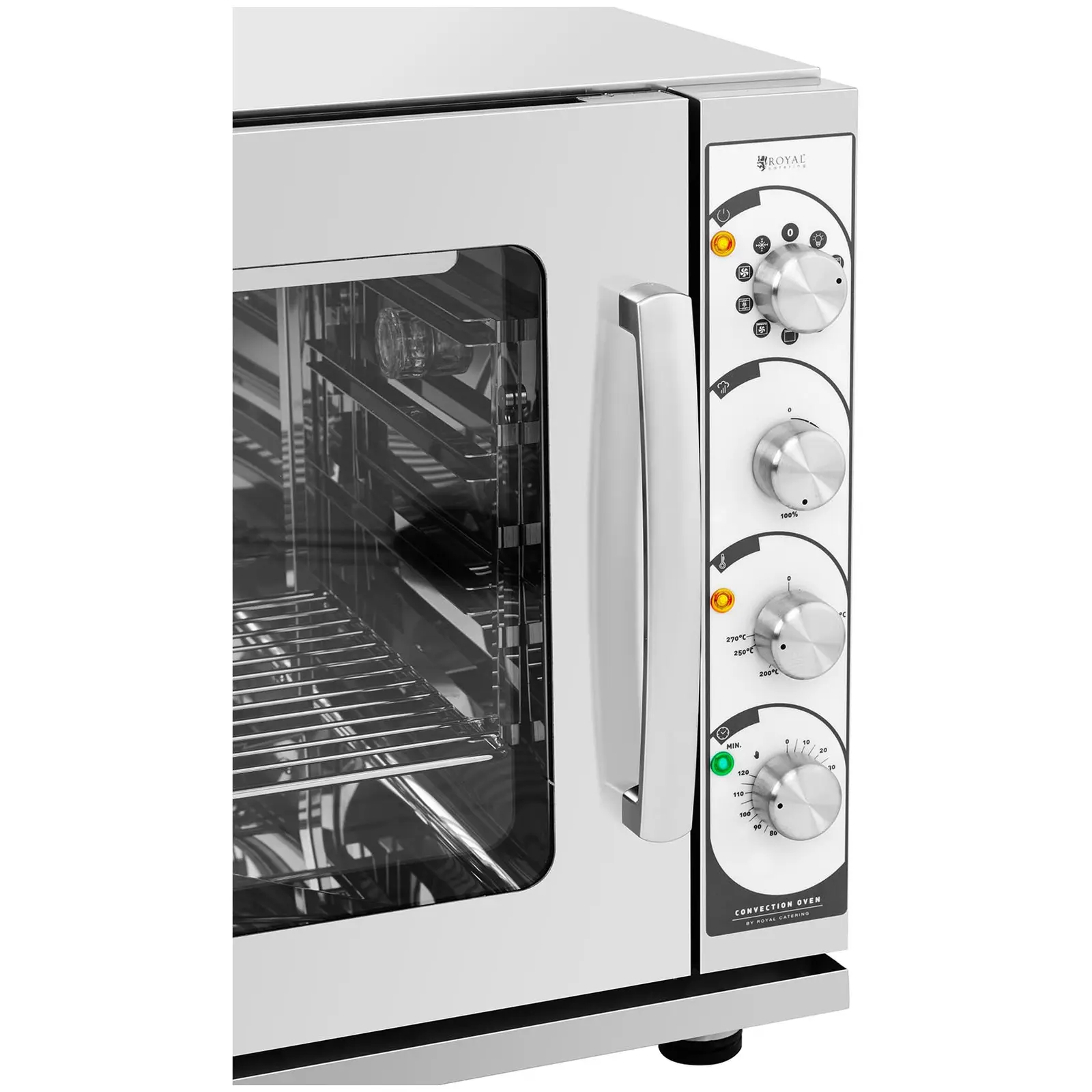 Horkovzdušná trouba - 3 000 W - funkce páry a grilování - včetně plechu (Časovač: Ano)