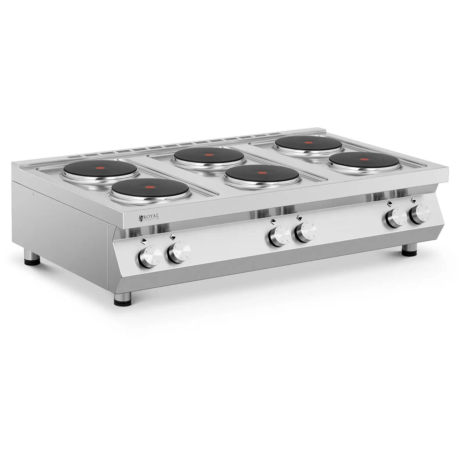 Kokeplate - 15,600 W - 6 kokeplater