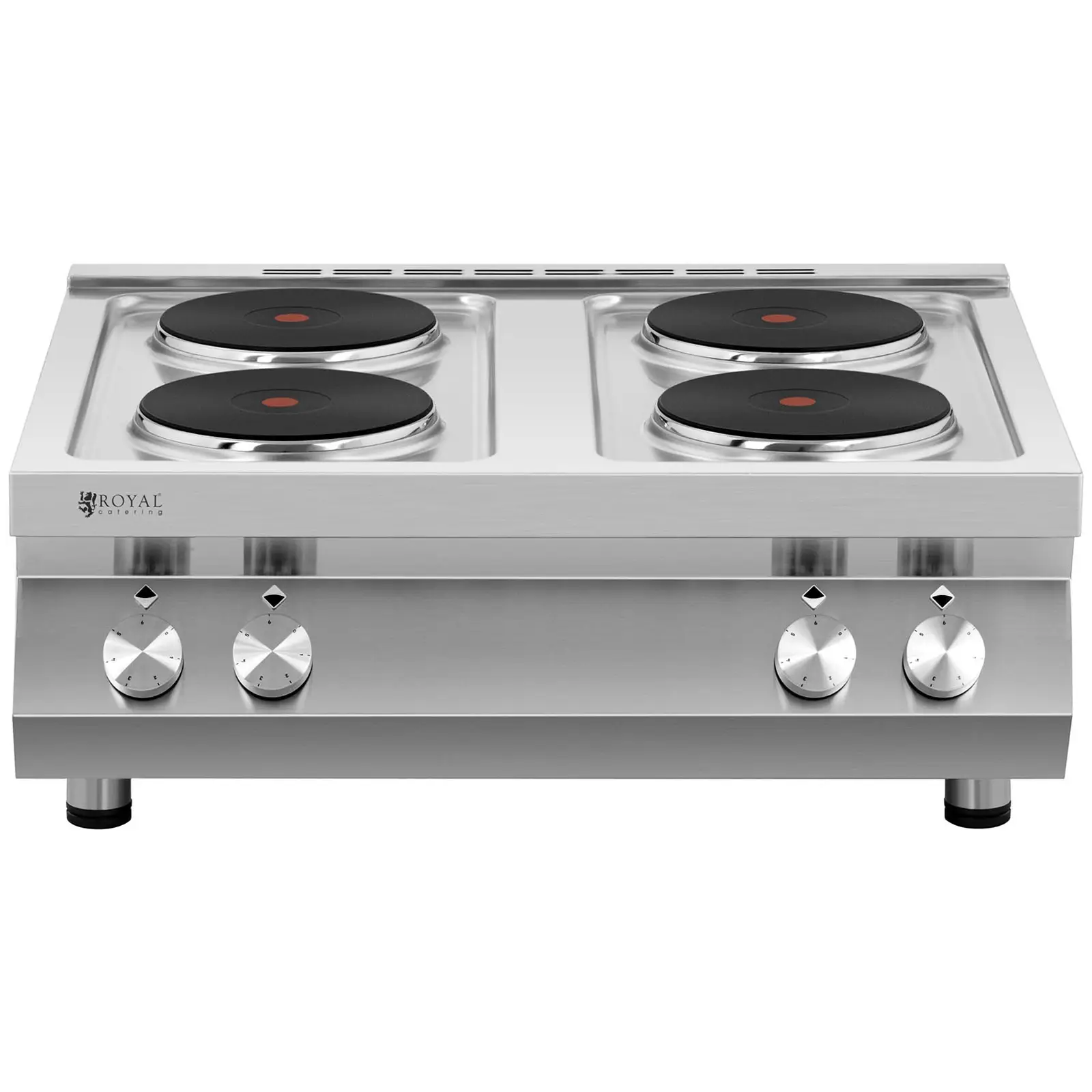 Plaque de cuisson électrique - 10 400 W - 4 feux