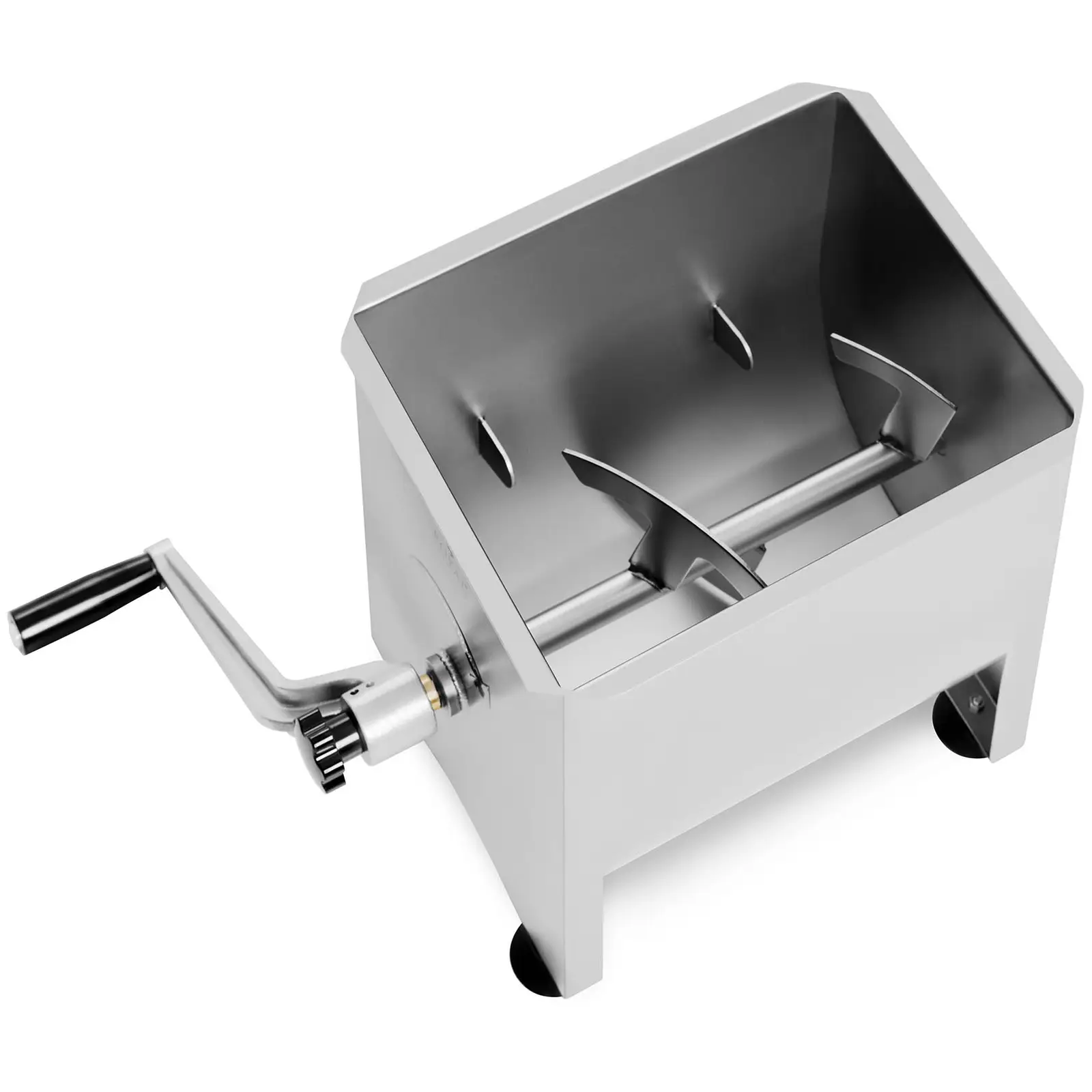 Impastatrice per carne e salumi manuale - 16 L - Acciaio inox