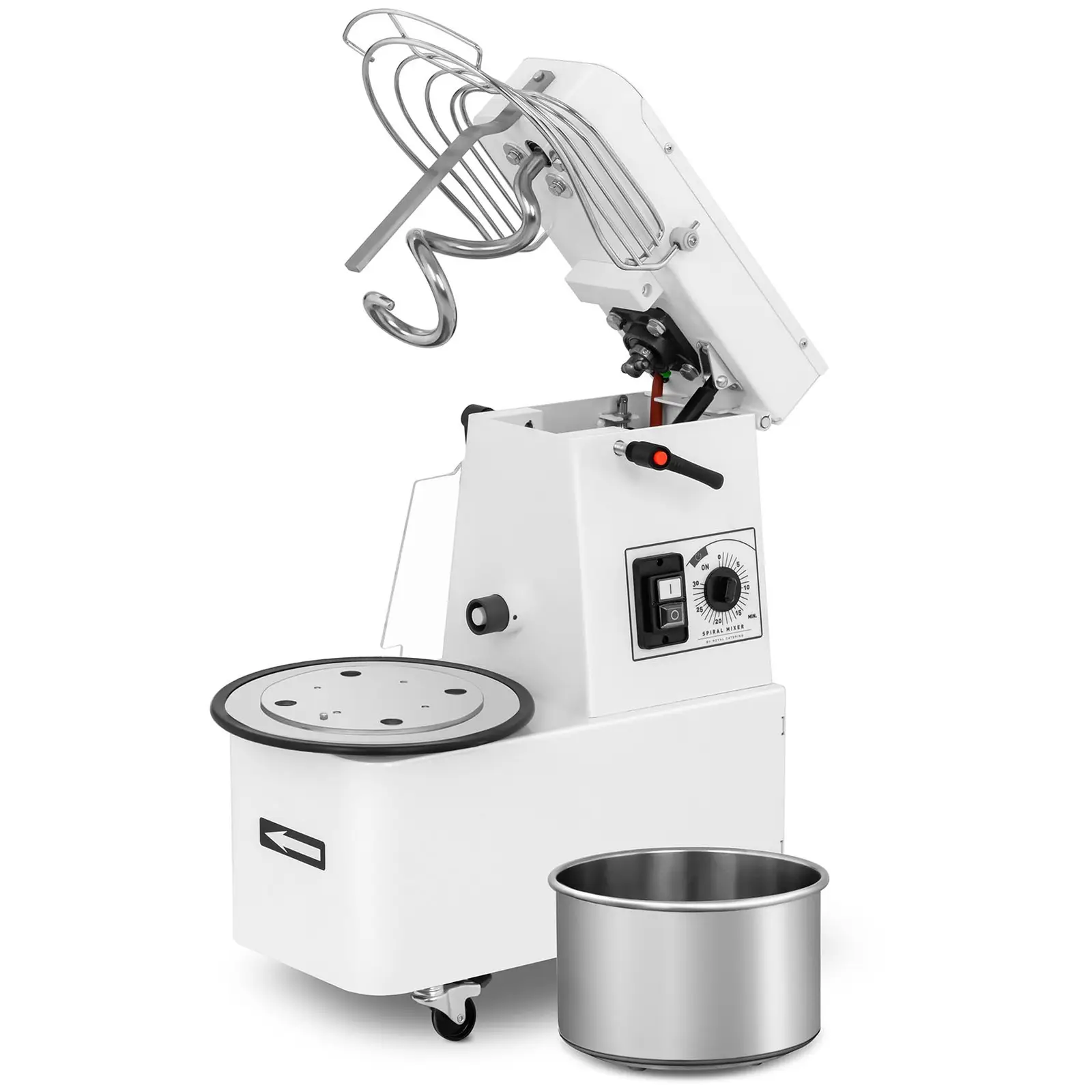 Kneedmachine - 7 L - 29 kg / h - 370 W - kantelbare kop - Productafbeelding