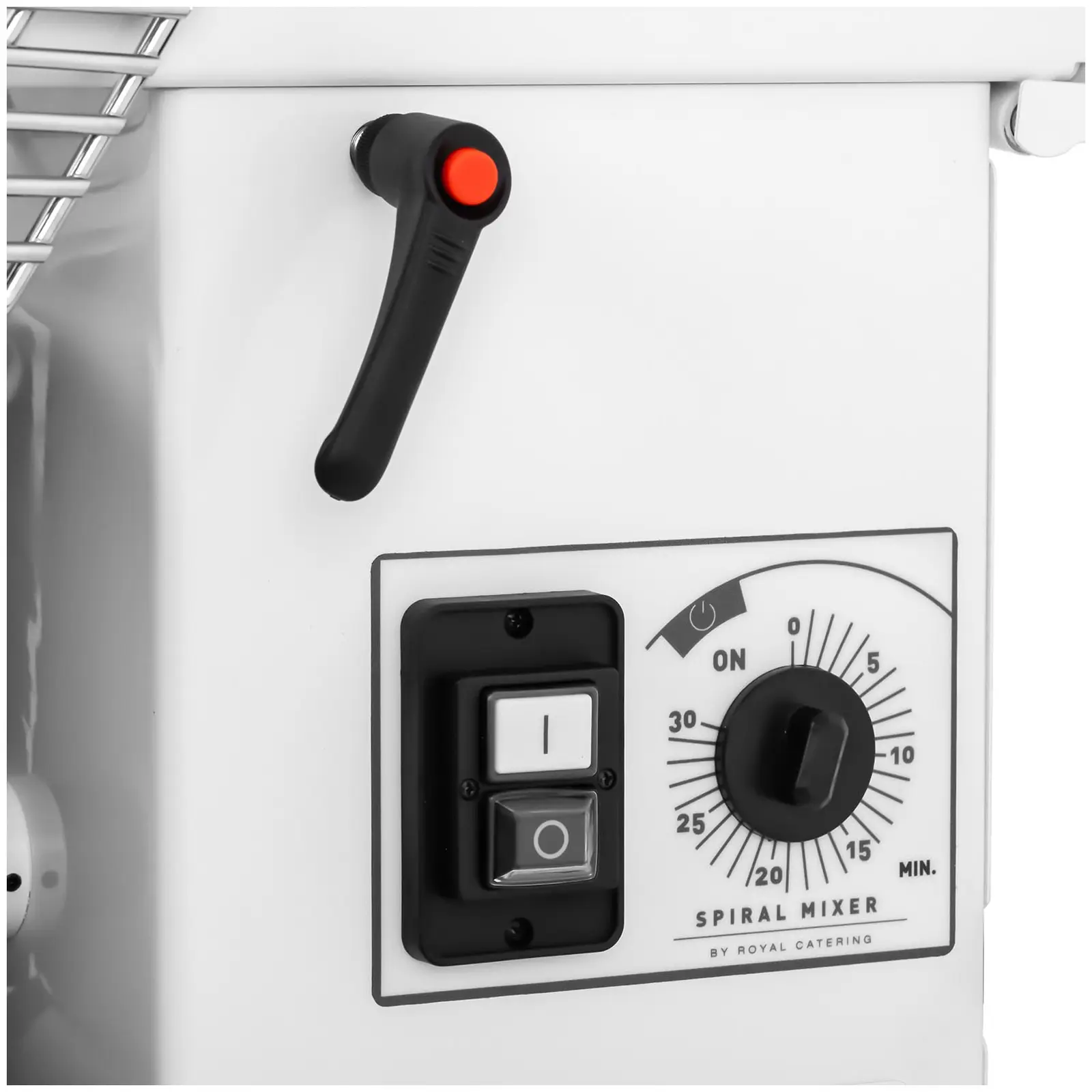 Mașină de frământat - 15 L - 48 kg/h - 750 W - cap înclinat