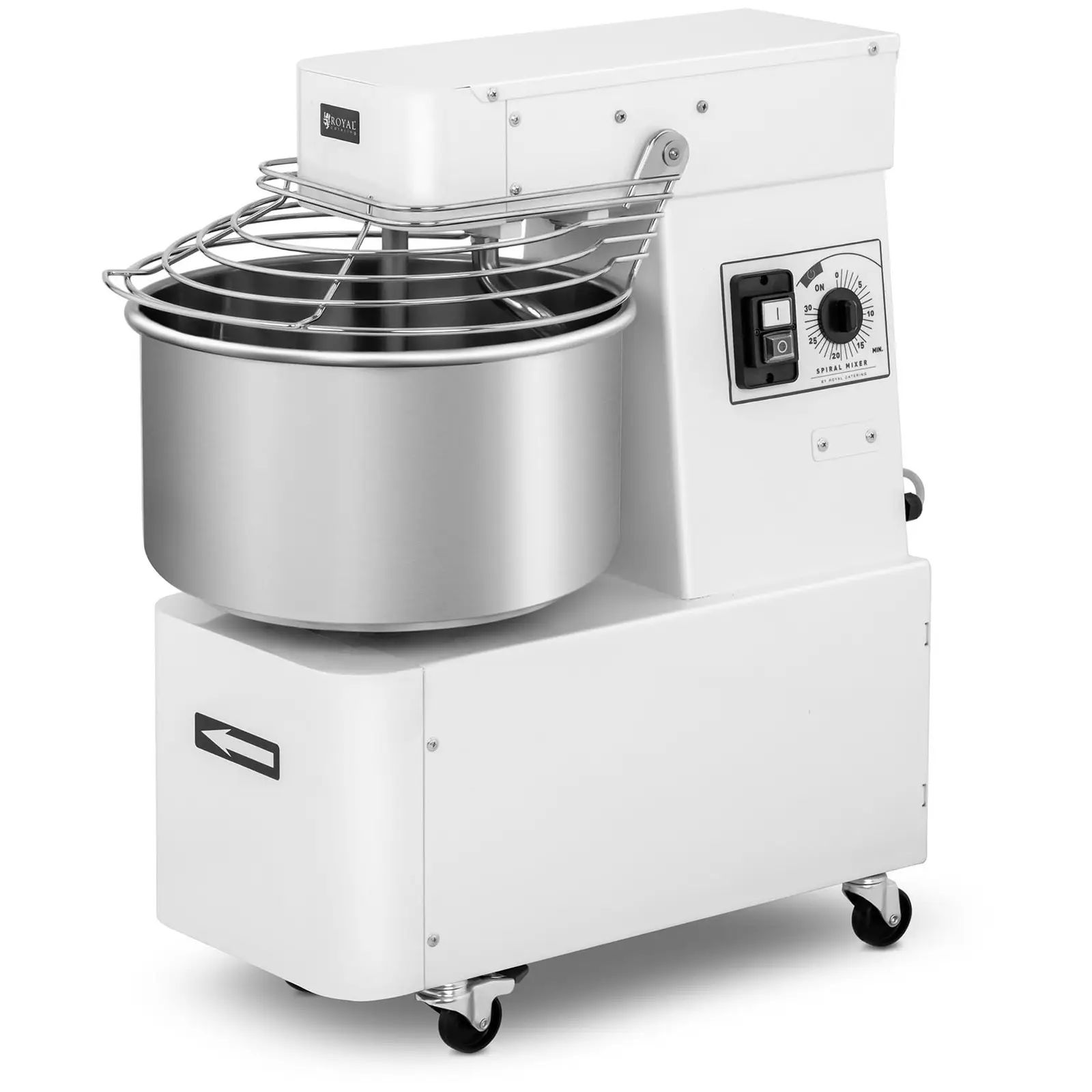 Degblandare - 22 L - 56 kg/t - 750 W - Fast arm och bunke