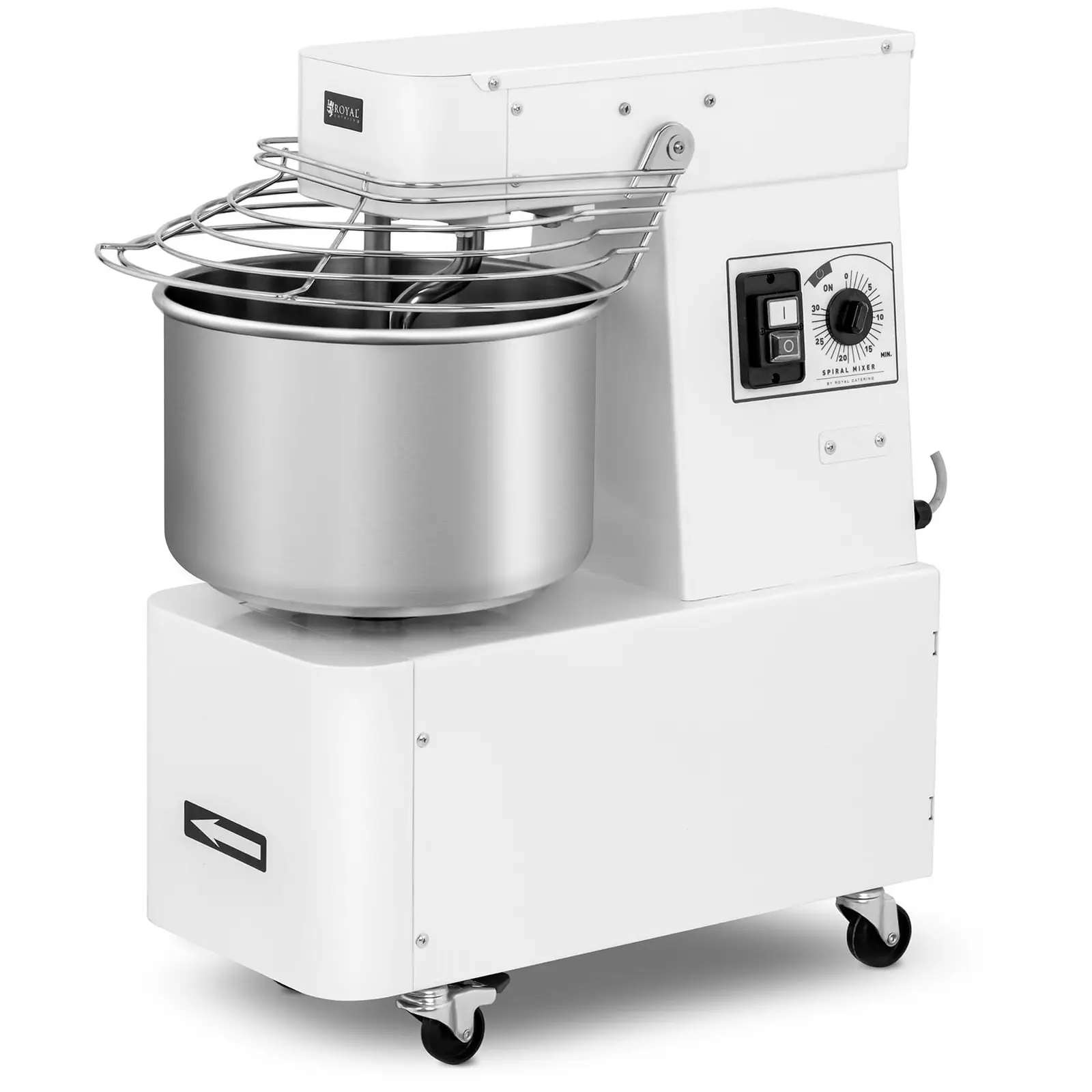 Levně Hnětač těsta 15 l 48 kg/h 750 W pevná hlava a mísa - Hnětače Royal Catering