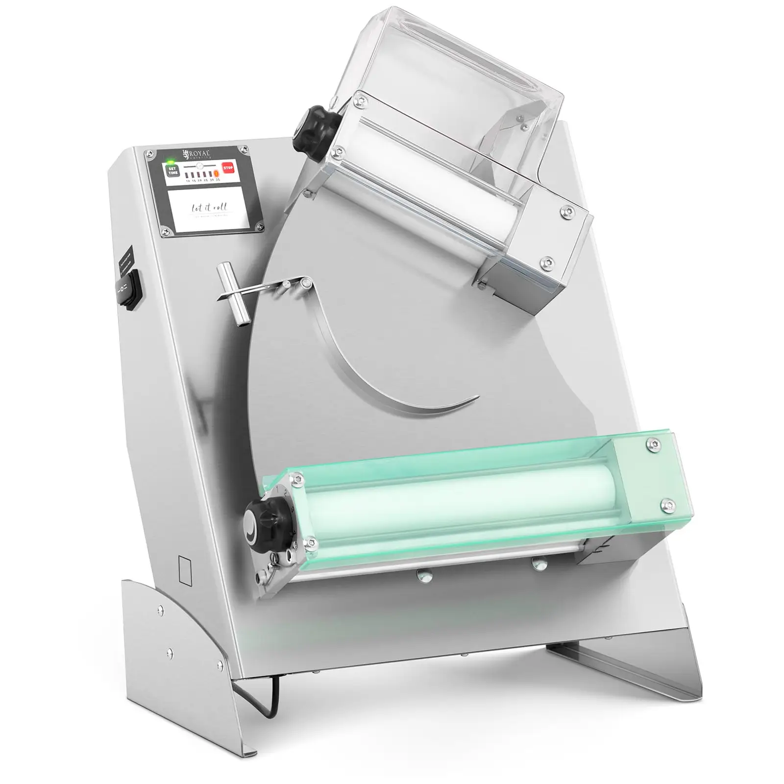 B-Ware Teigausrollmaschine - Ø 14 bis 29 cm - 2 Rollen - 0 bis 5 mm - Autostart