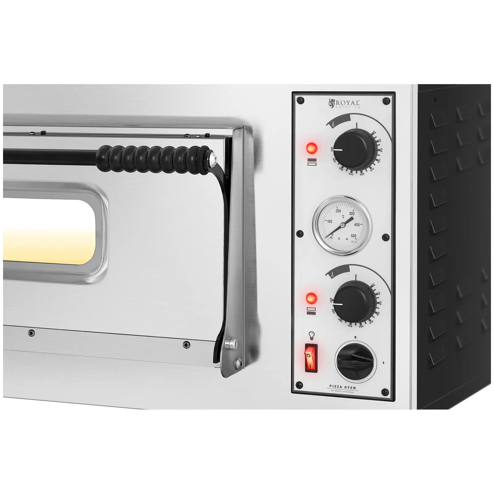 Pizzakemence - 1 kamra - 4 x Ø 32 cm