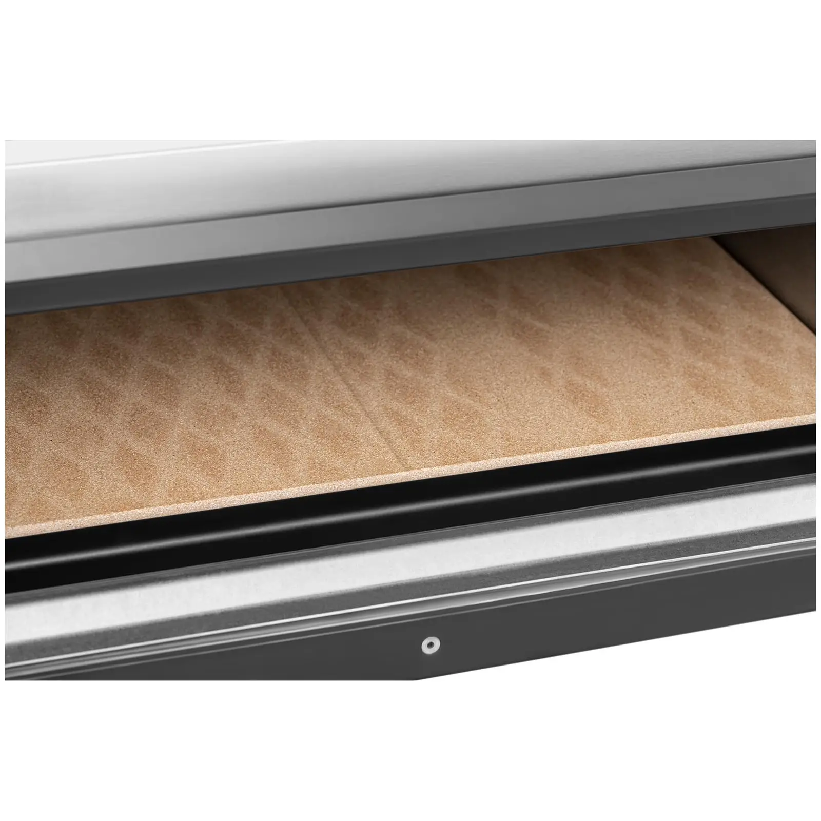 Elektrická pec na pizzu - 1 x 32 cm - 1 komora - 1600 W - 400 V - manuální - skleněná dvířka - Royal Catering (Materiál: Sklo)