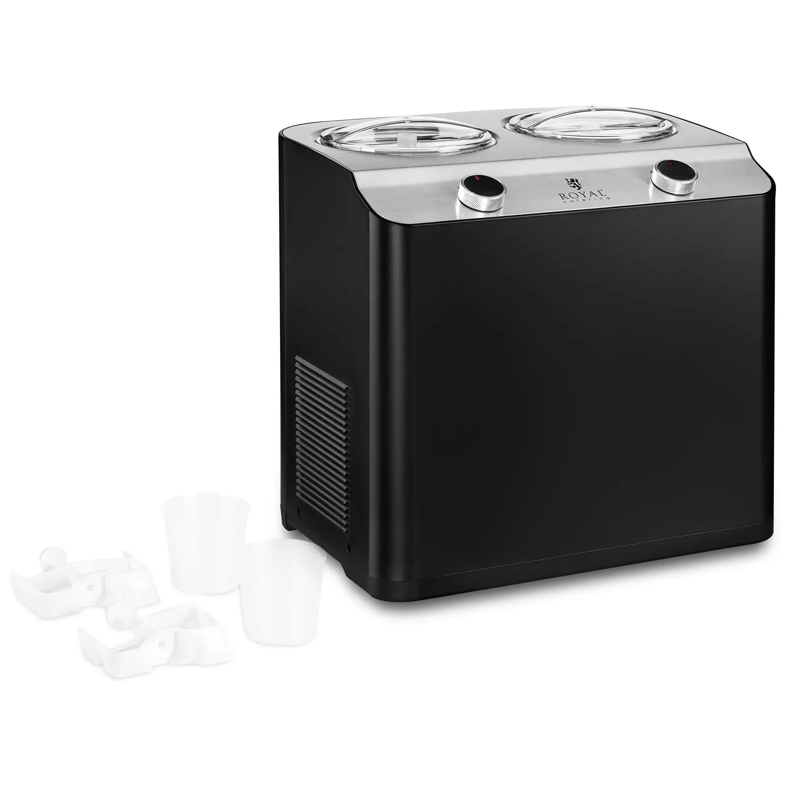 Machine à glace - 250 W - 2 x 1,2 l