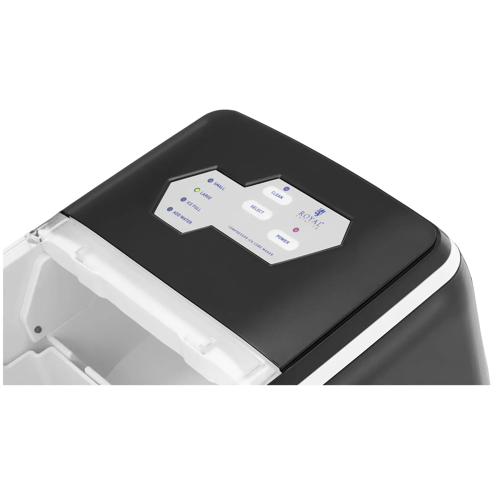 Mașină de gheață - 2.9 L (Capacitate de depozitare a pubelei: 1.9 kg)