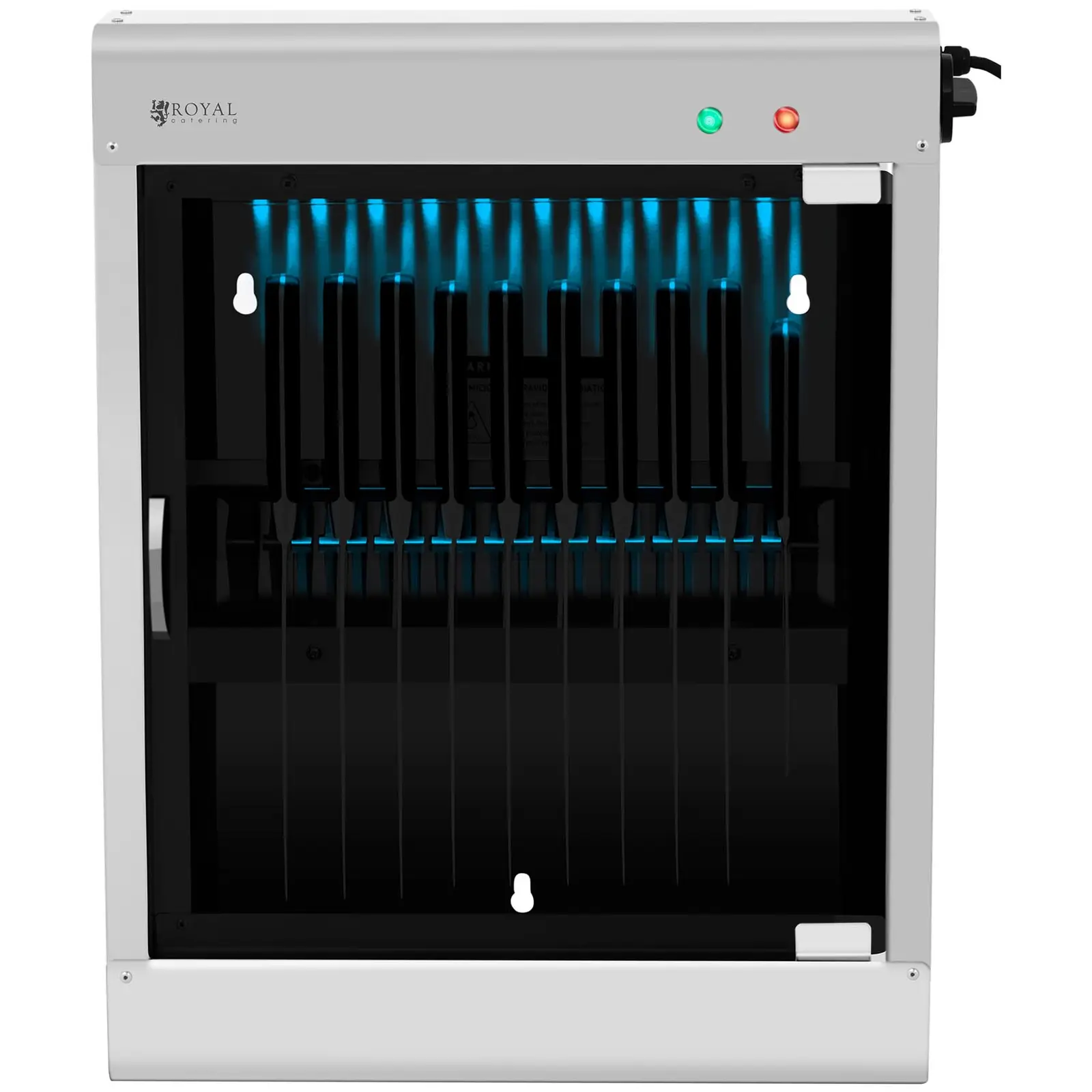 Stérilisateur UV - 20 couteaux - Acier inoxydable (Minuterie - Durée: Jusqu'à 60 min)