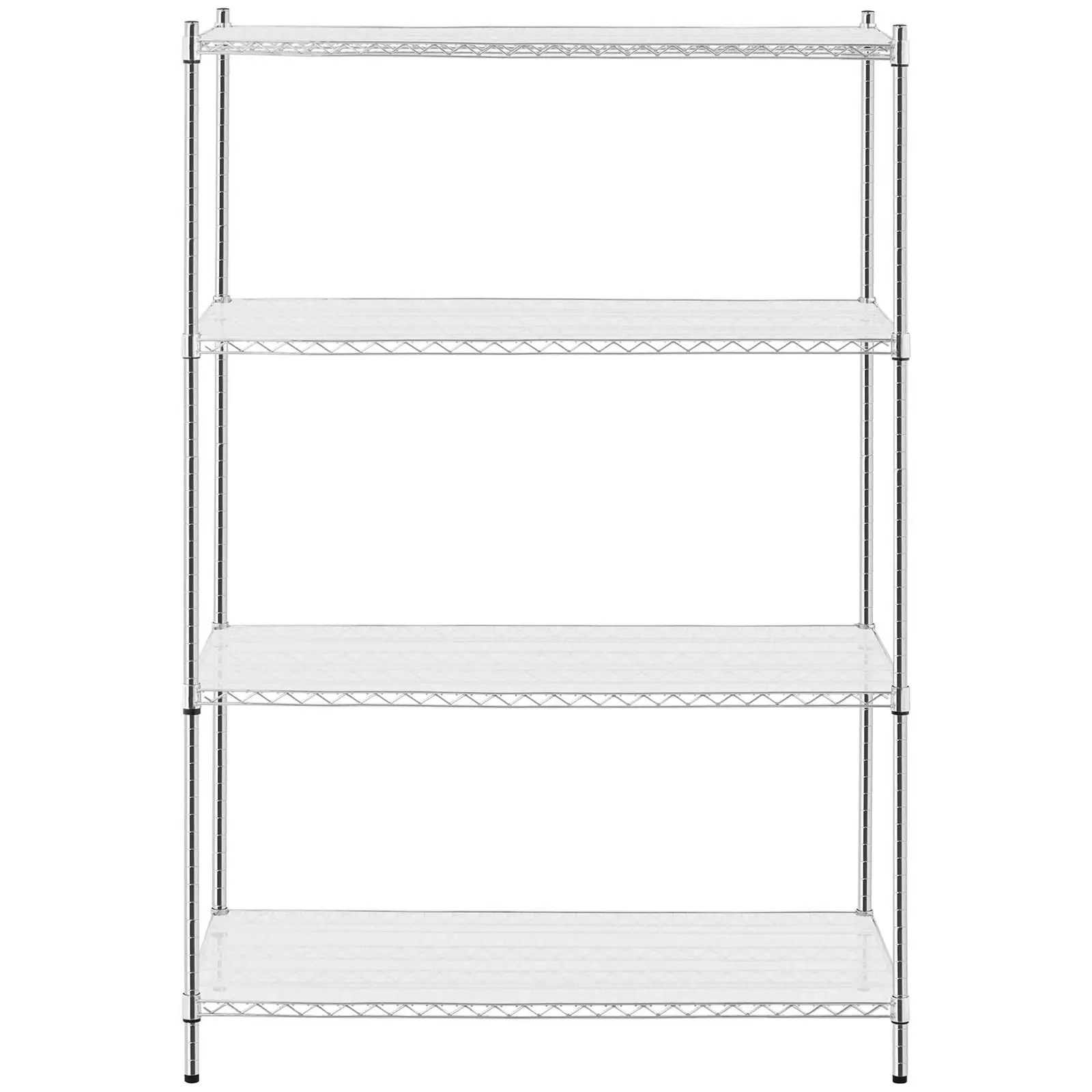 Förvaringshylla i metall - 120 x 60 x 180 - 1000 kg - Inkl. plastmattor