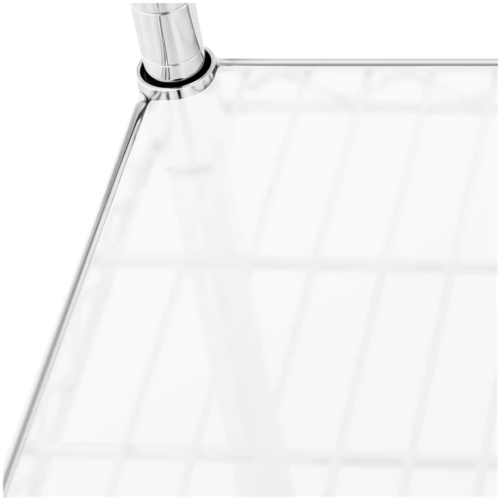 Kovový regál - 120 x 45 x 180 cm - 1 000 kg - s rohožemi (Počet rohoží: 4)