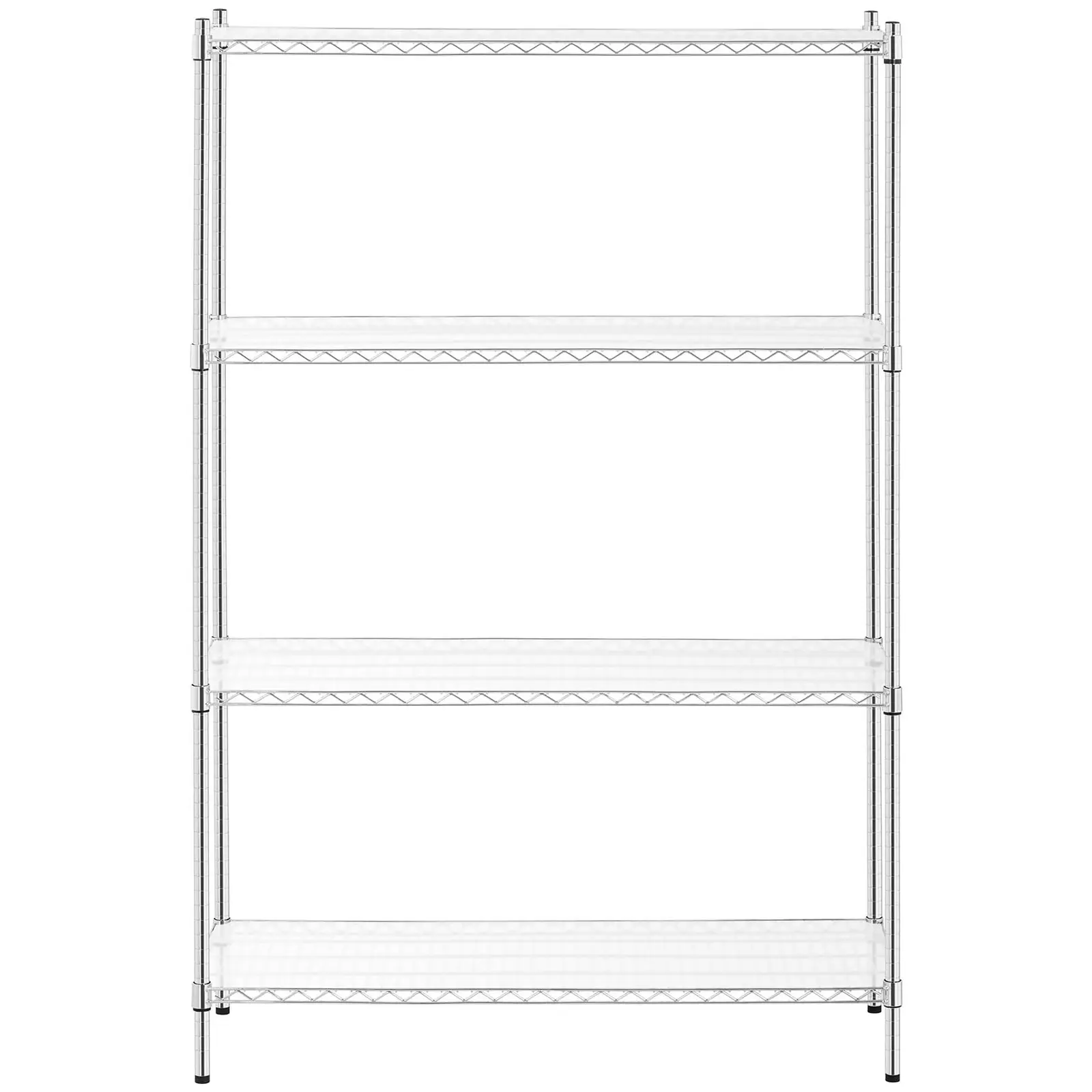 Kovový regál - 120 x 45 x 180 cm - 1 000 kg - s rohožemi (Nosnost - max. nosnost: 1000 kg)